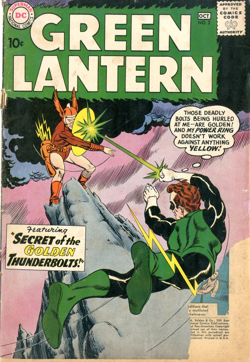 GREEN LANTERN / Issue 2 Sold Details Four Color Comics