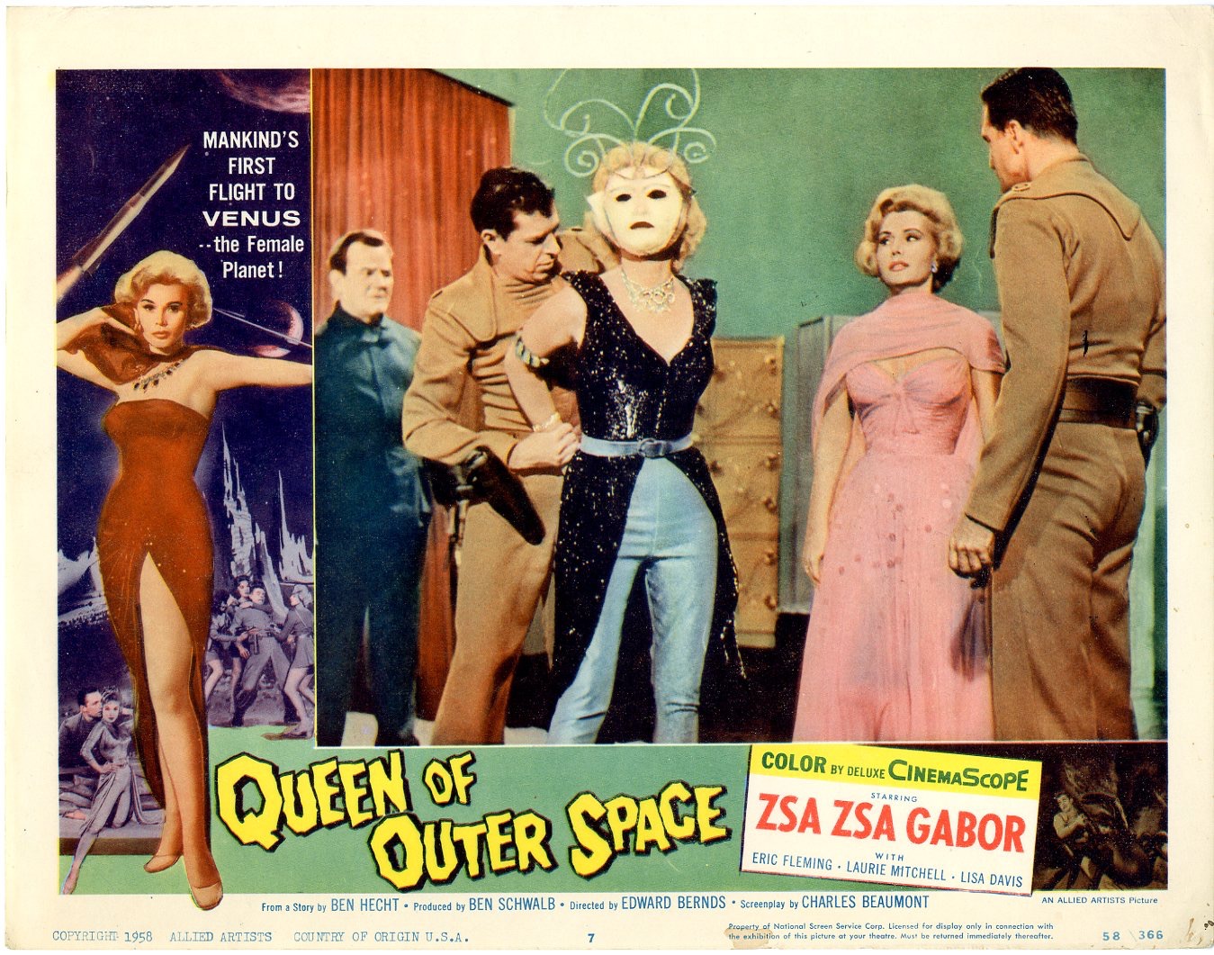 Queen of Outer Space 1958 | Posters Details | Four Color Comics