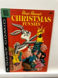 Bugs Bunny Christmas Funnies- Dell Giant - Primary