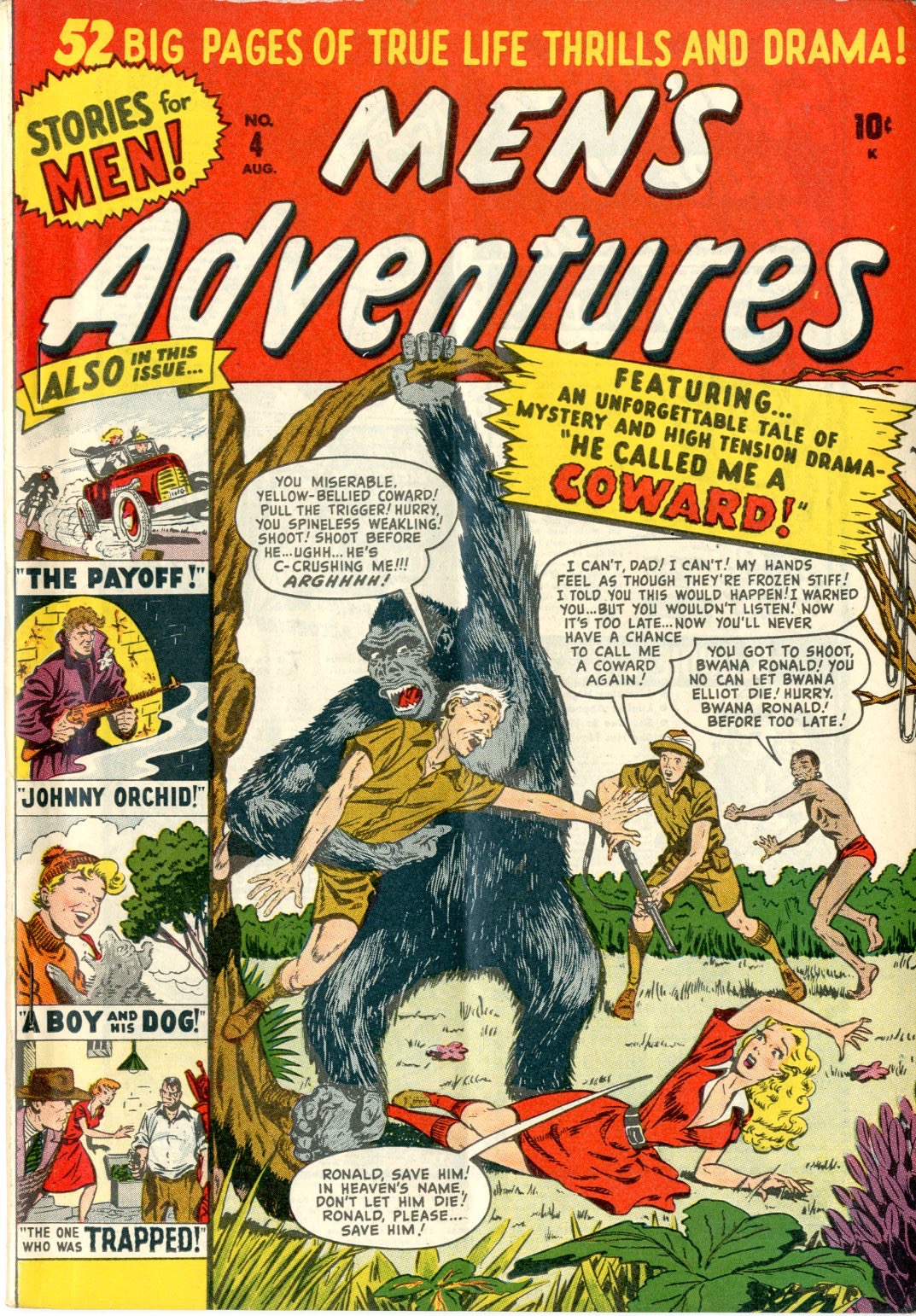 MEN'S ADVENTURES / Issue #4 | Sold Details | Four Color Comics