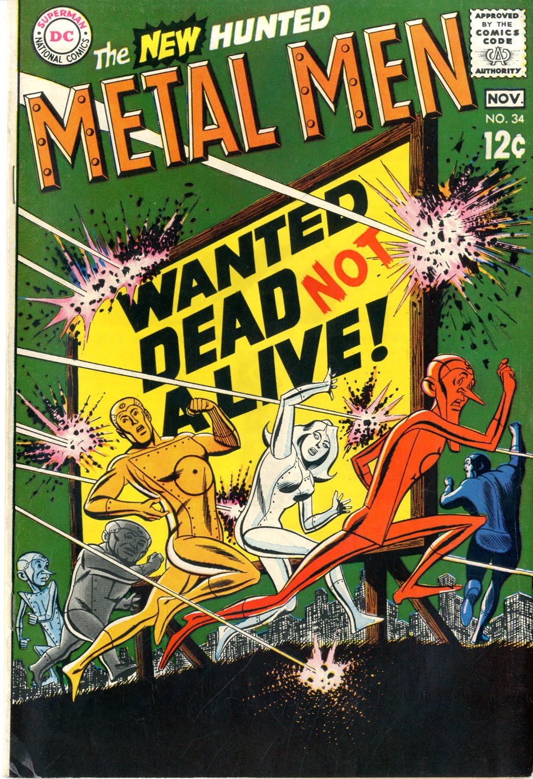 Metal man. Комикс Metal men. Metal Family комикс обложка. Mike Sekowsky Comic.