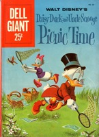 Daisy Duck &amp; Uncle Scrooge Picnic Time- Dell Giant - Primary