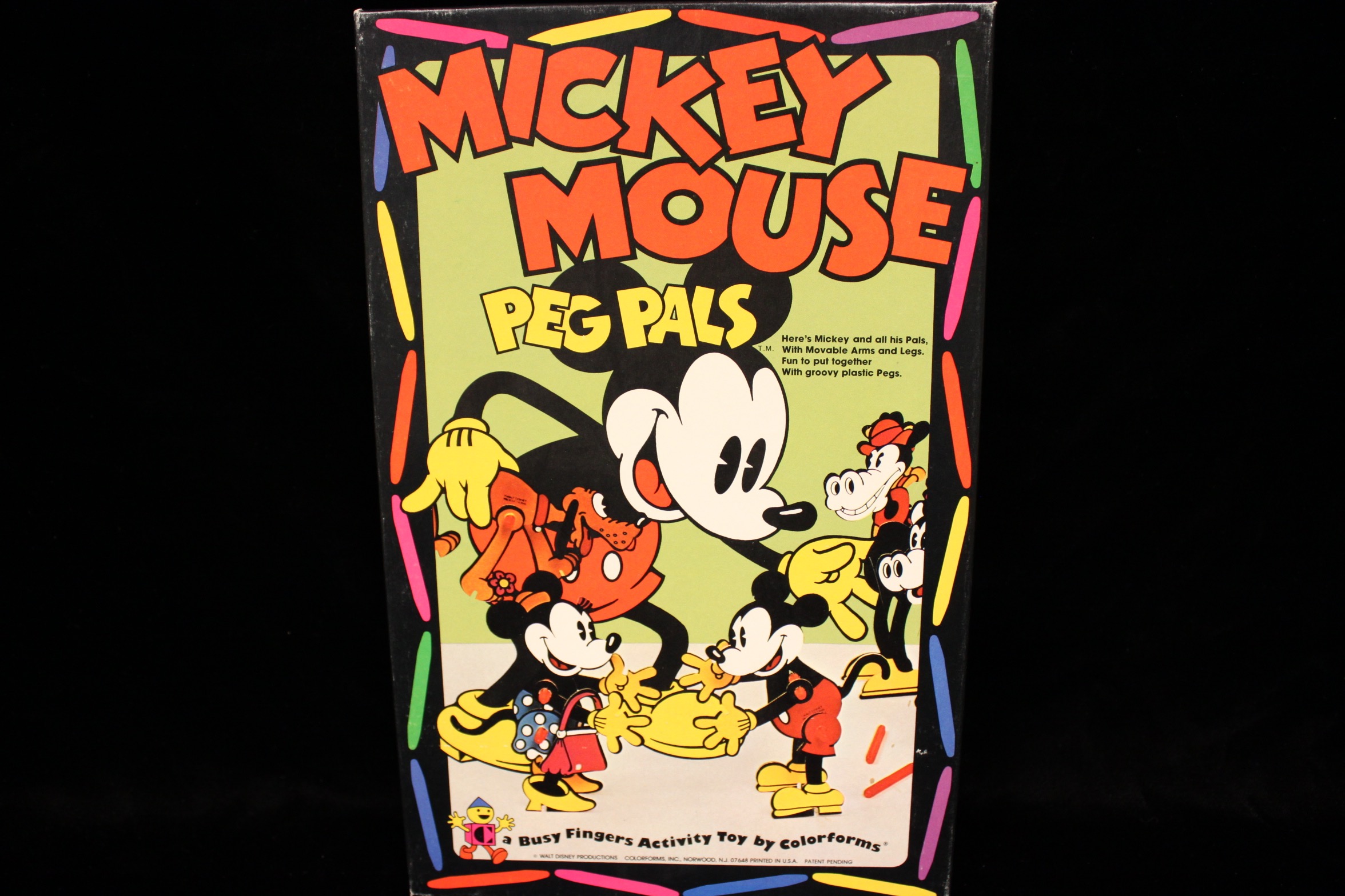 Mickey Mouse Peg Pals Colorforms - Primary
