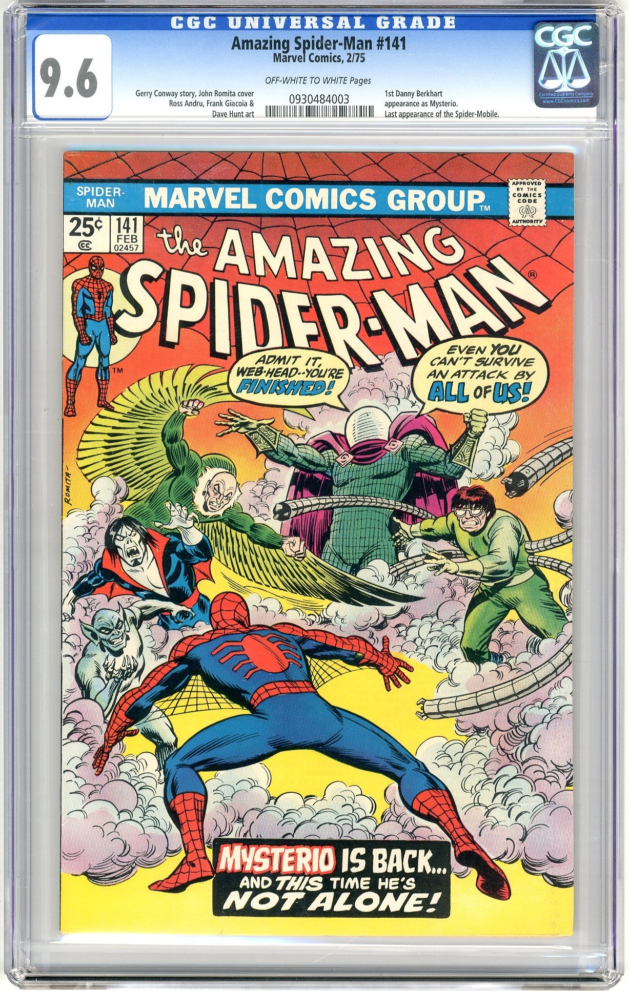 AMAZING SPIDER-MAN / Issue #141 | Sold Details | Four Color Comics