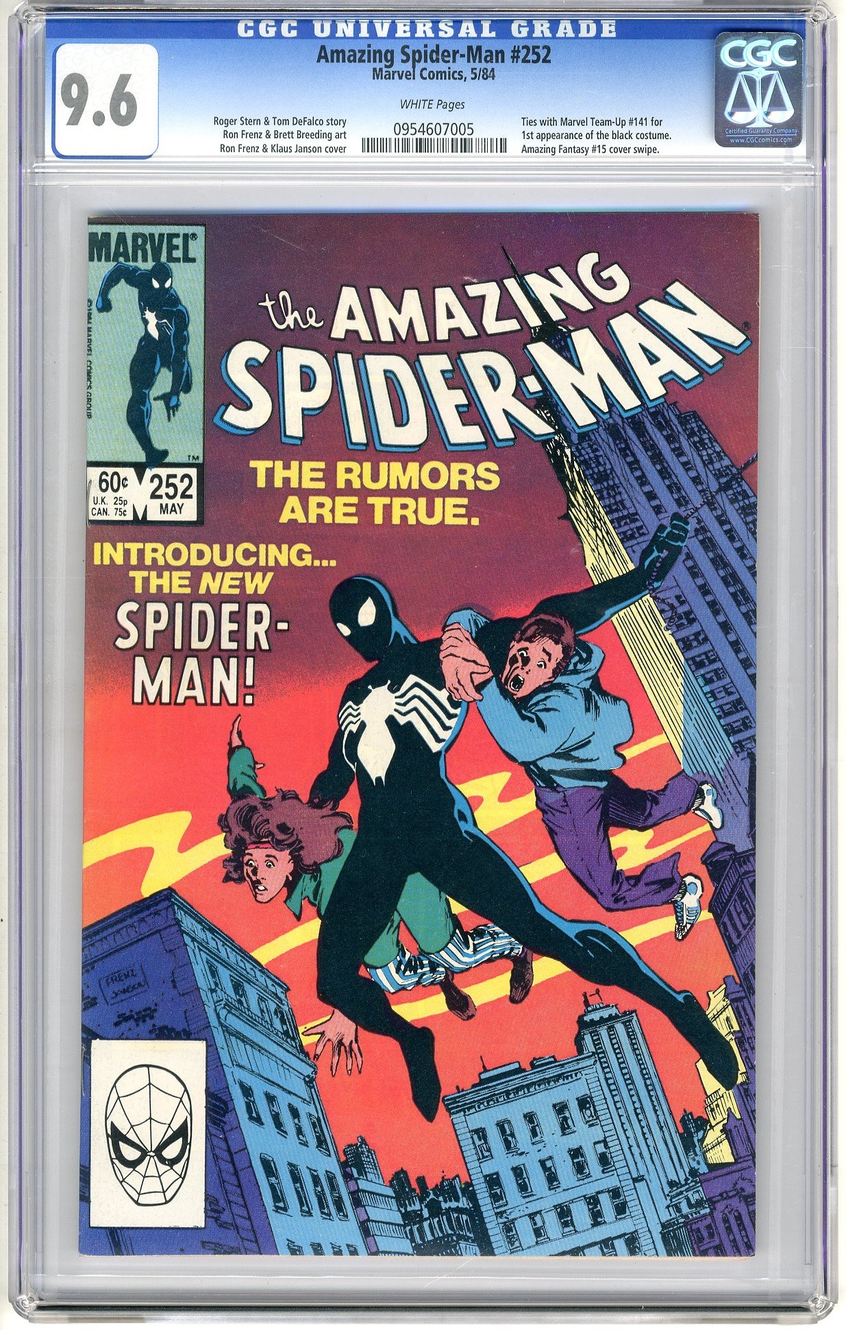 AMAZING SPIDER-MAN / Issue #252 | Sold Details | Four Color Comics