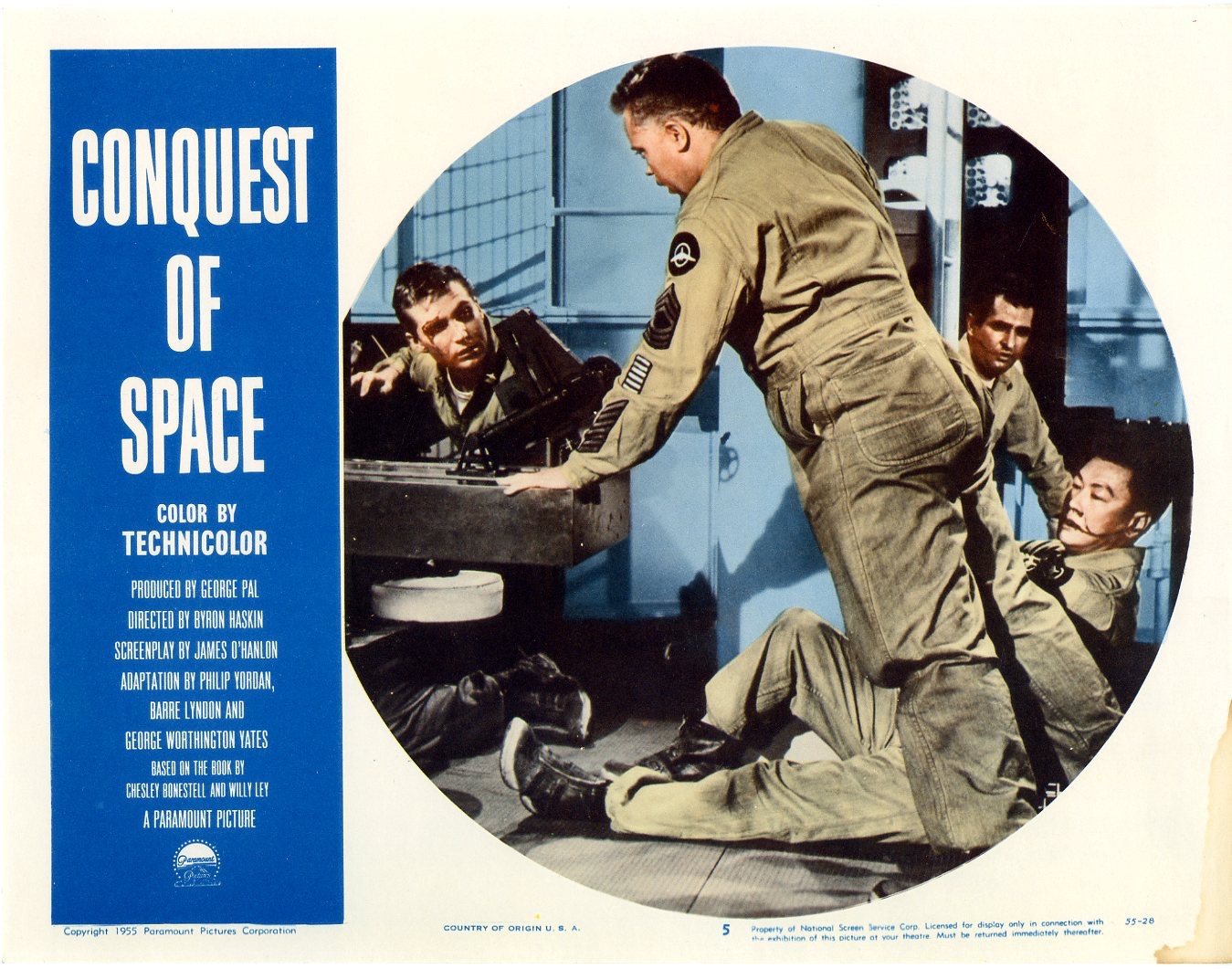 Conquest Of Space  1955  8 Lobby Card Set - 389