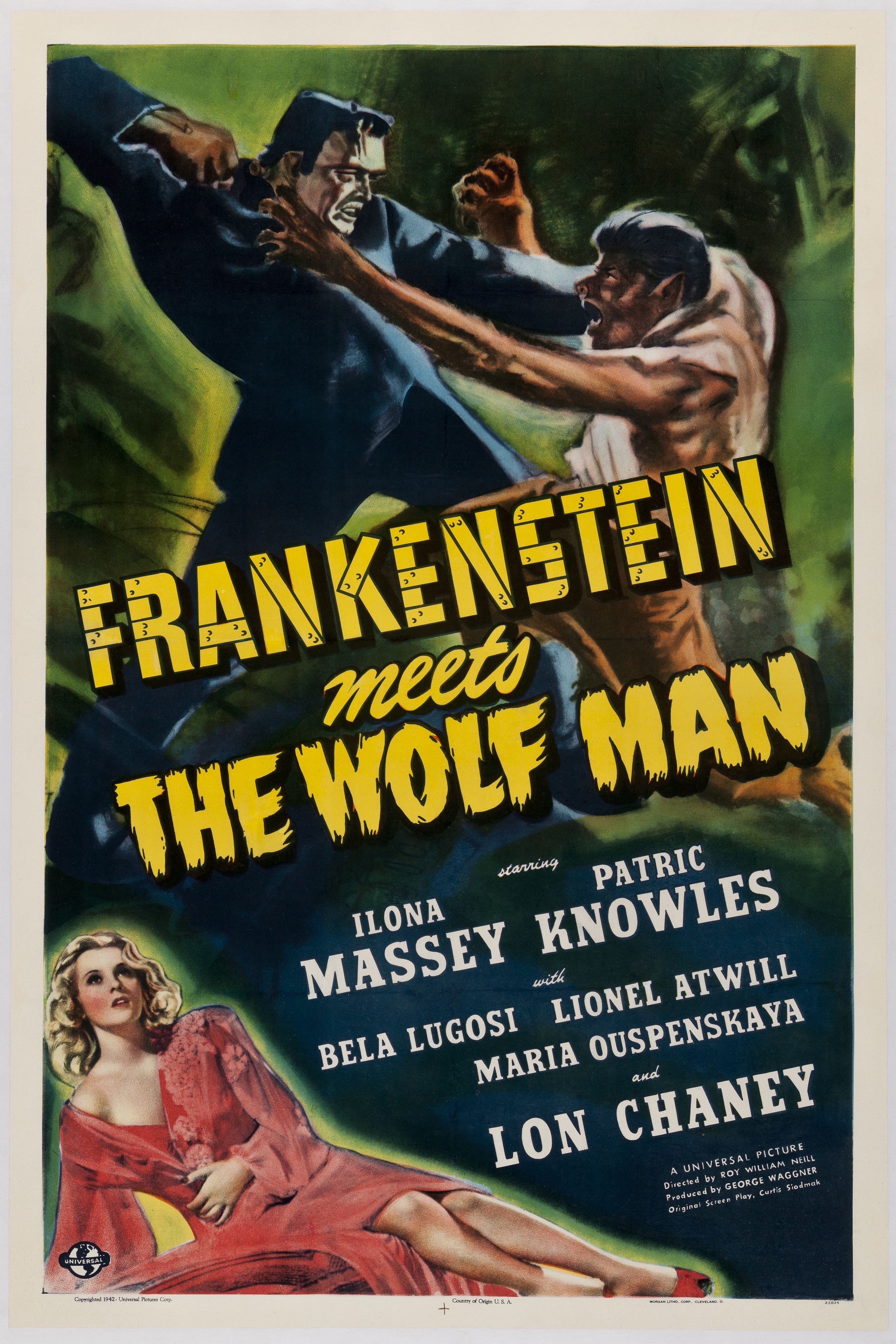 Frankenstein Meets The Wolf Man 1943 - Primary