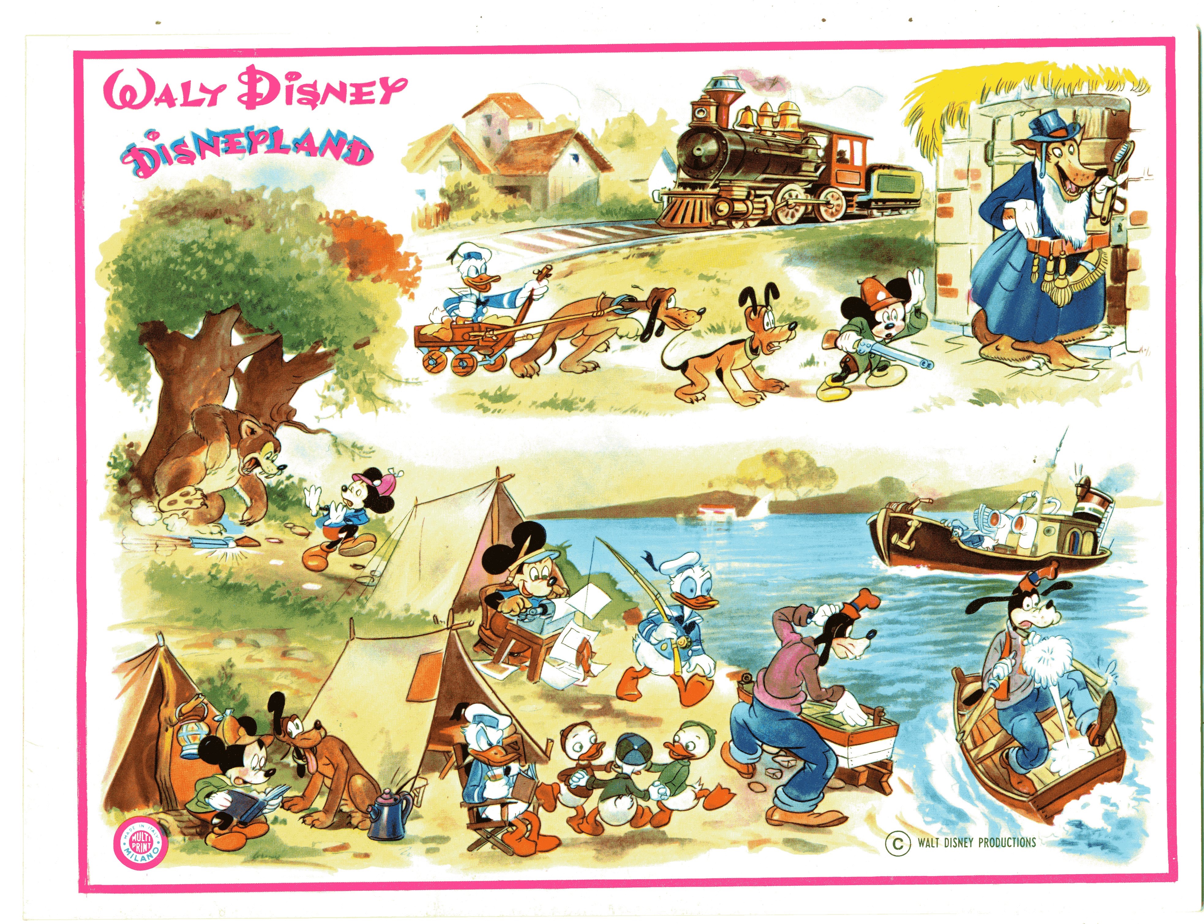 Walt Disney Disneyland Stamp Set - 1469