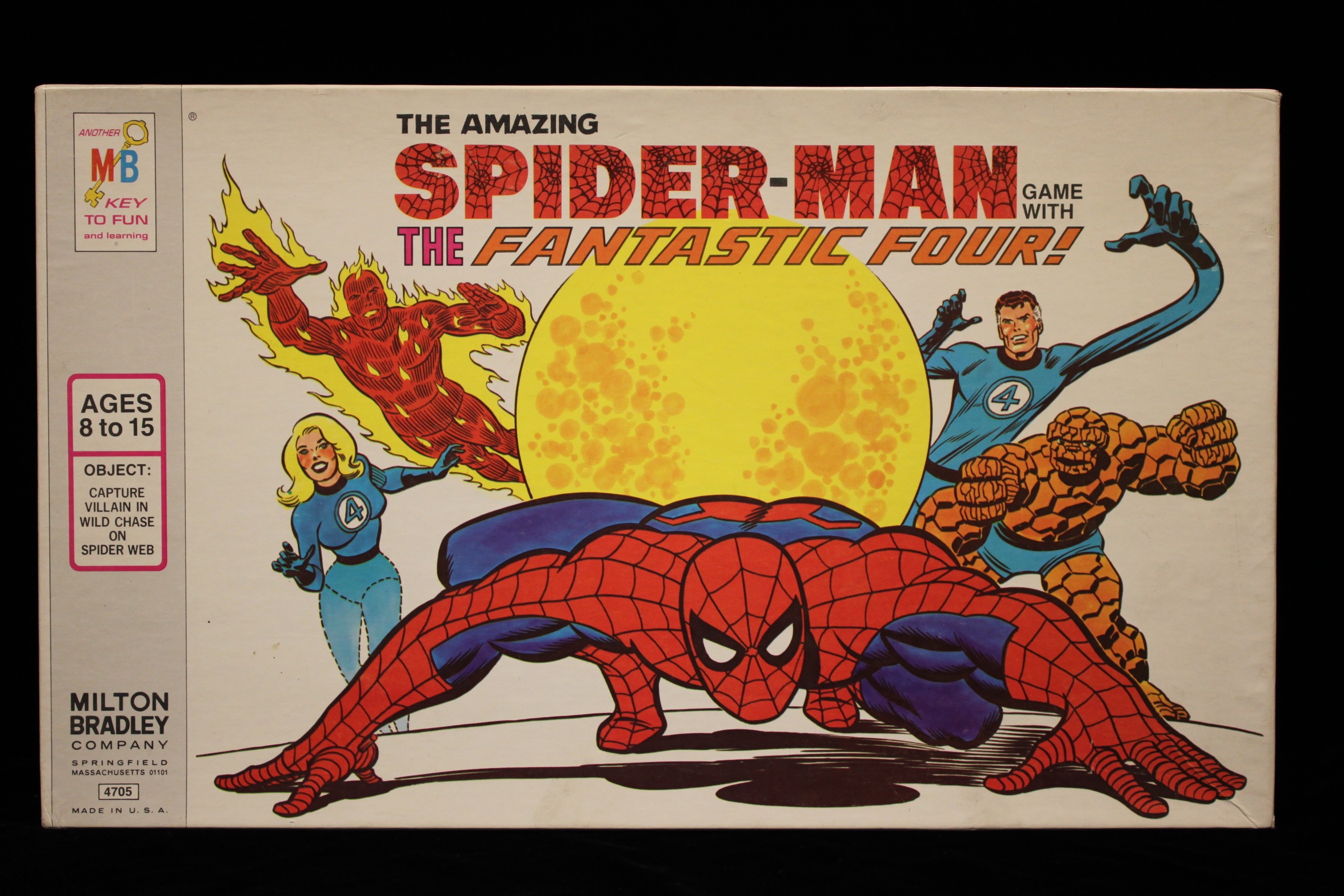 THE AMAZING SPIDER-MAN BOARD GAME WITH THE FANTASTIC FOUR !!