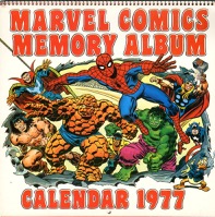  Marvel Comics Memory Album Calendar  1977 - Primary