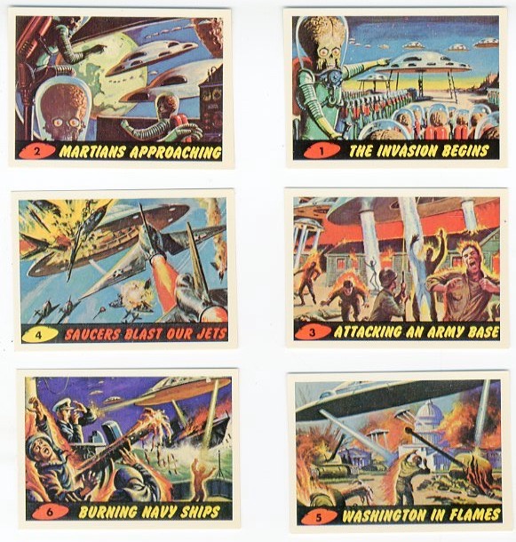 Mars Attack Reprint Trading Cards - Primary