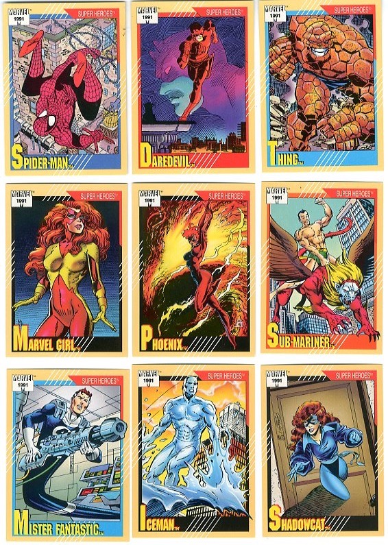 1991 Marvel Trading Cards - Primary