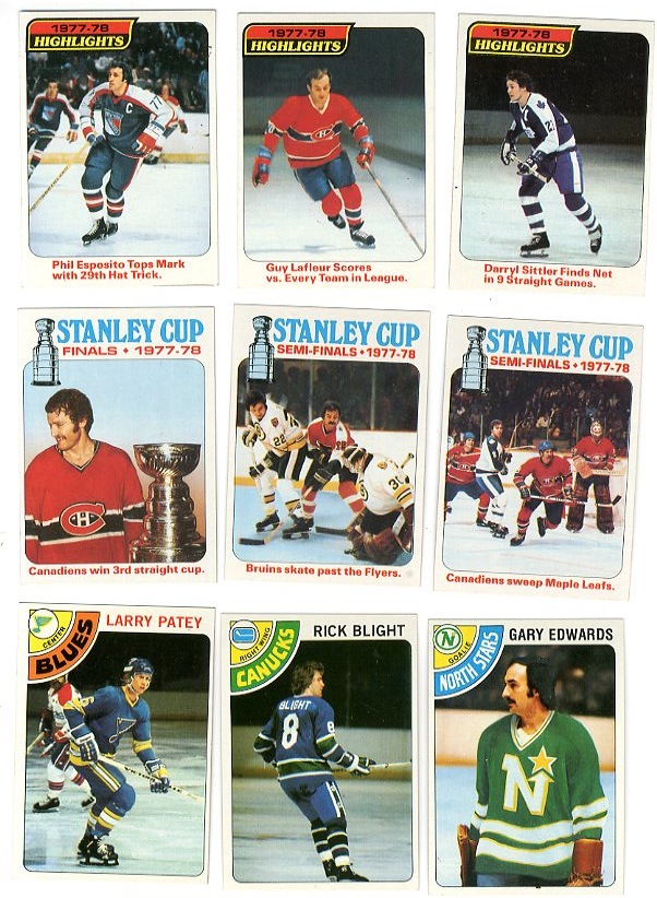 1978-1979 Topps Hockey Cards | Other Products Details | Four Color Comics