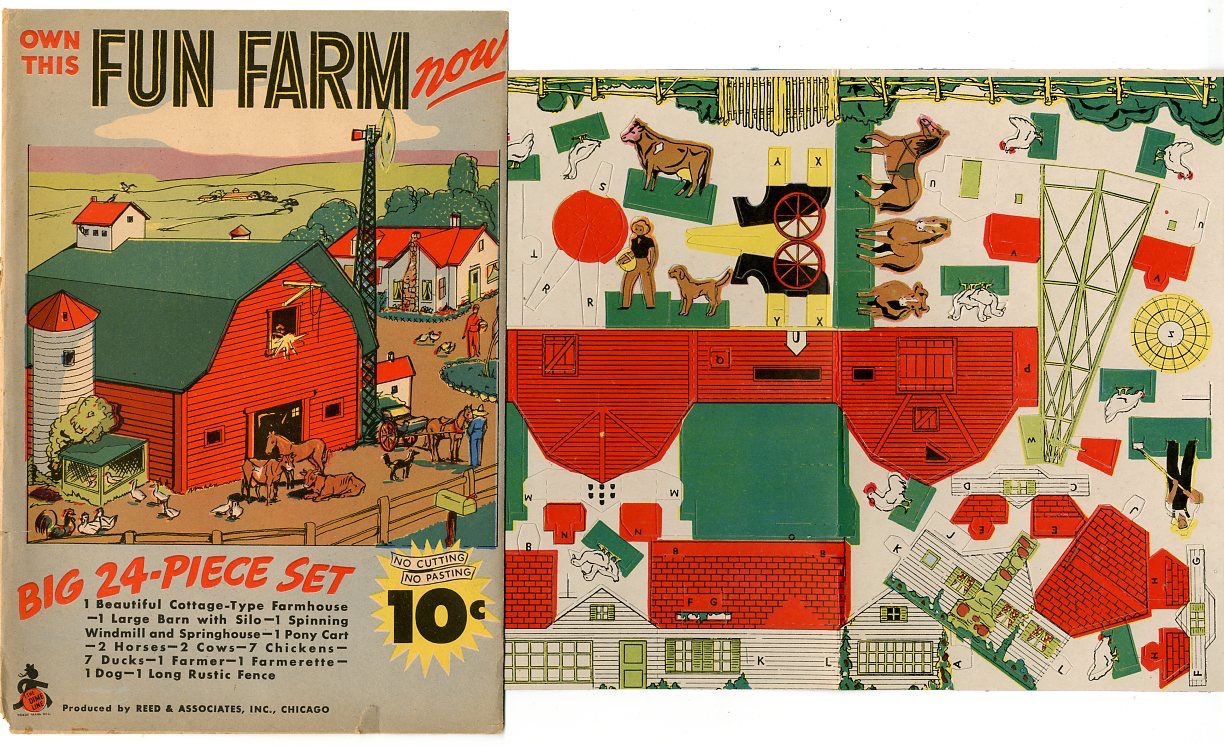 Fun Farm Paper Toy - Primary