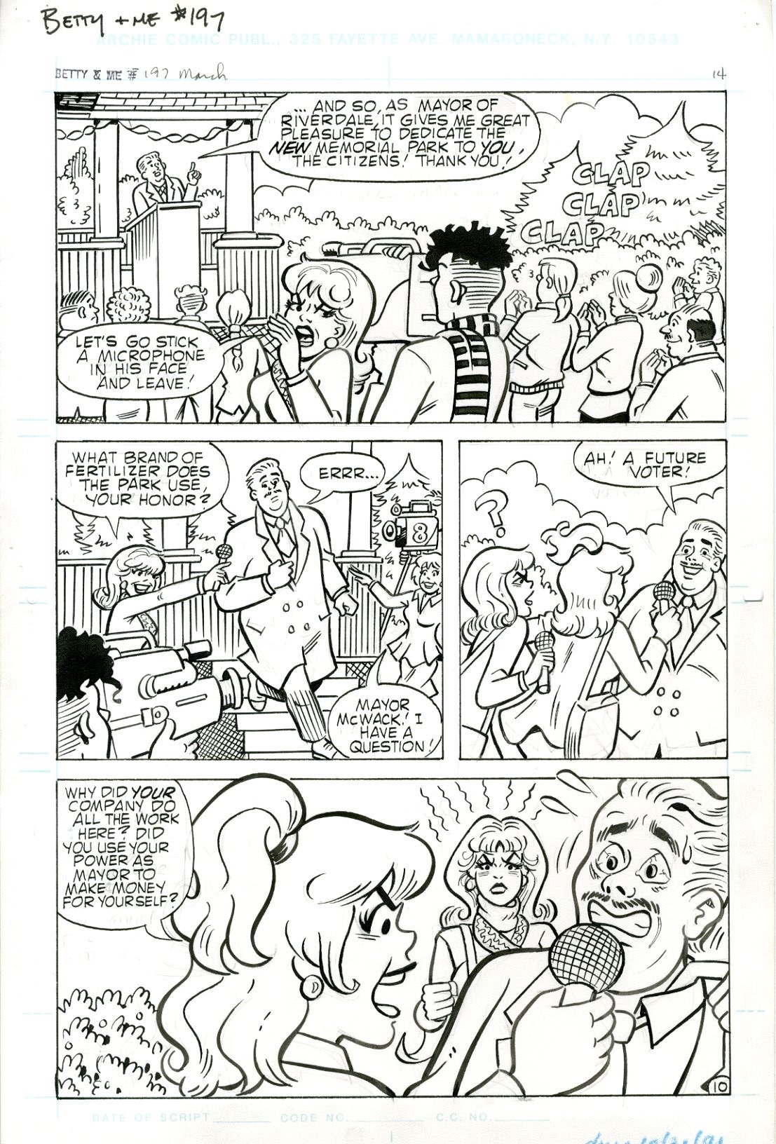 Betty &amp; Me  5 Page Story - 3641