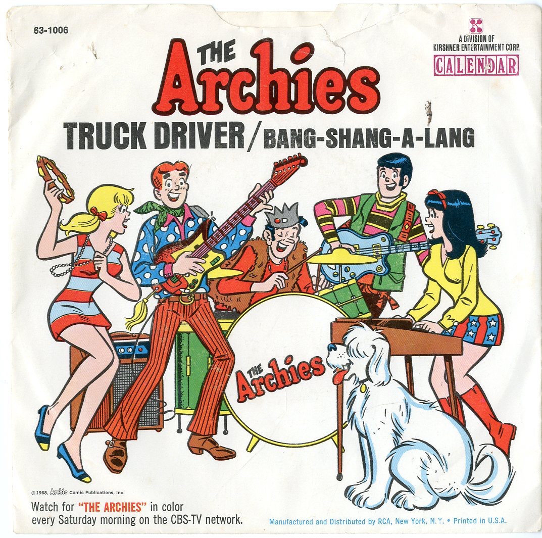 Archies Truck Driver/bang Shang A Lang  Record - Primary