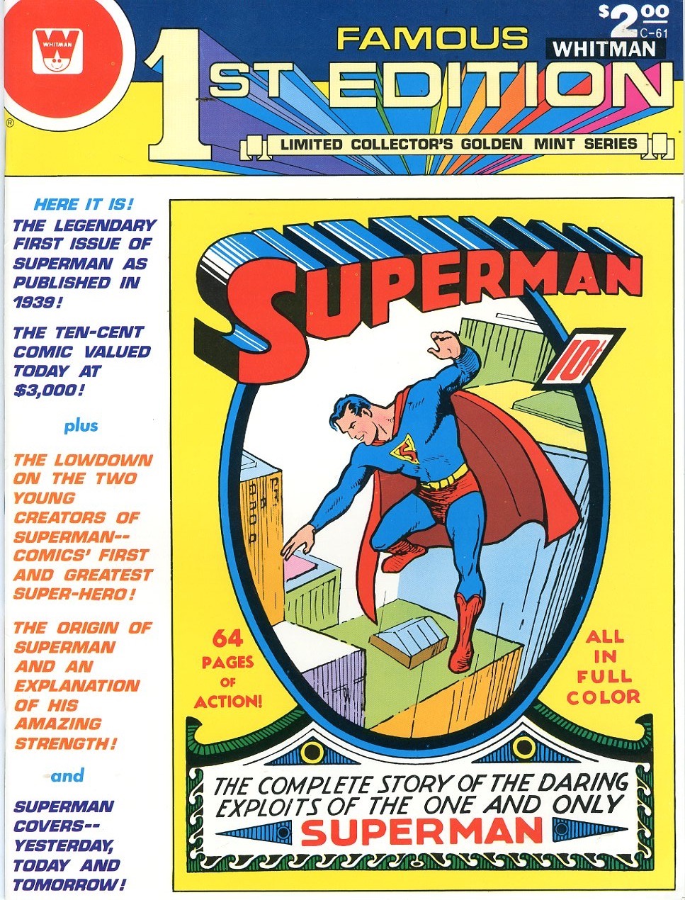 Famous 1 St Edition Superman  - Primary