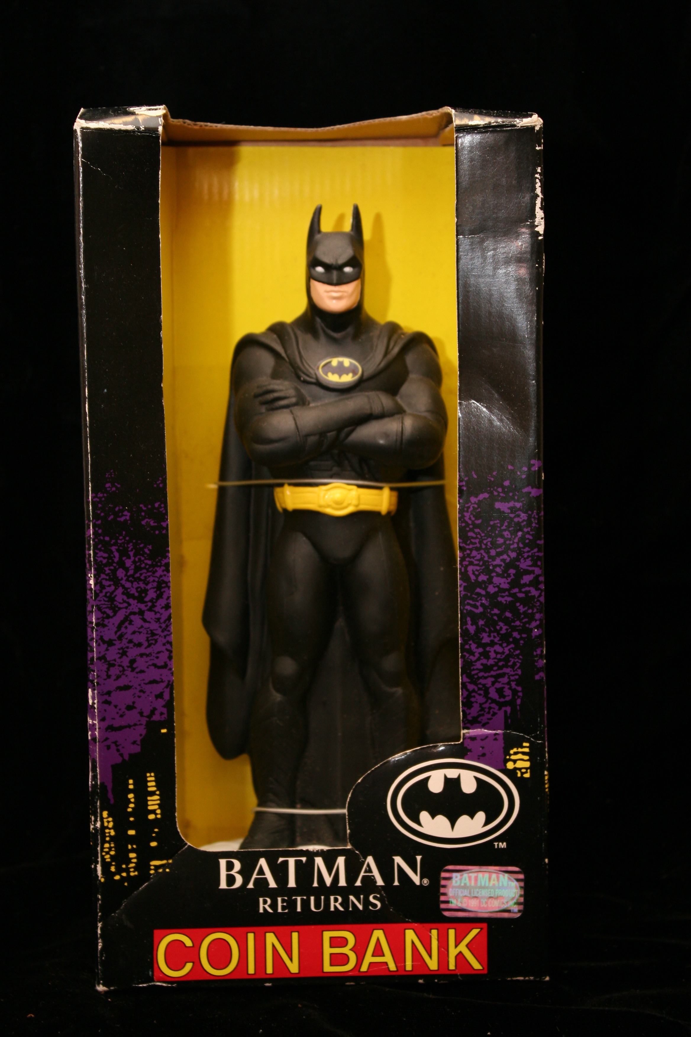 1991 Batman Returns Coin Bank in Box | Other Products Details | Four Color  Comics