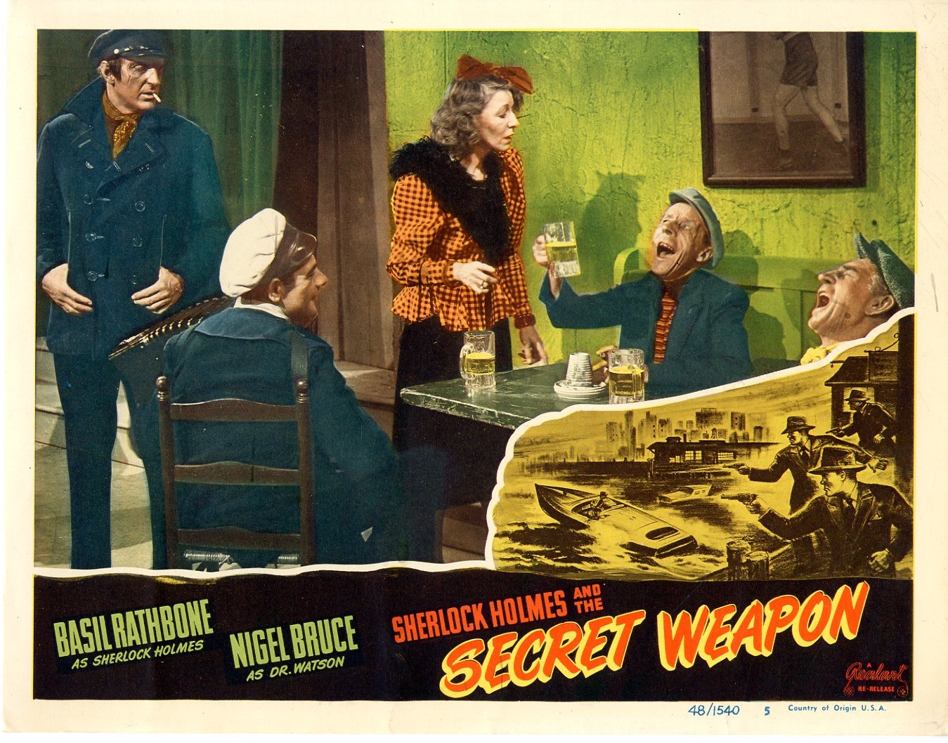 Sherlock Holmes & the Secret Weapon R1948 / Issue #5 | Sold Details ...