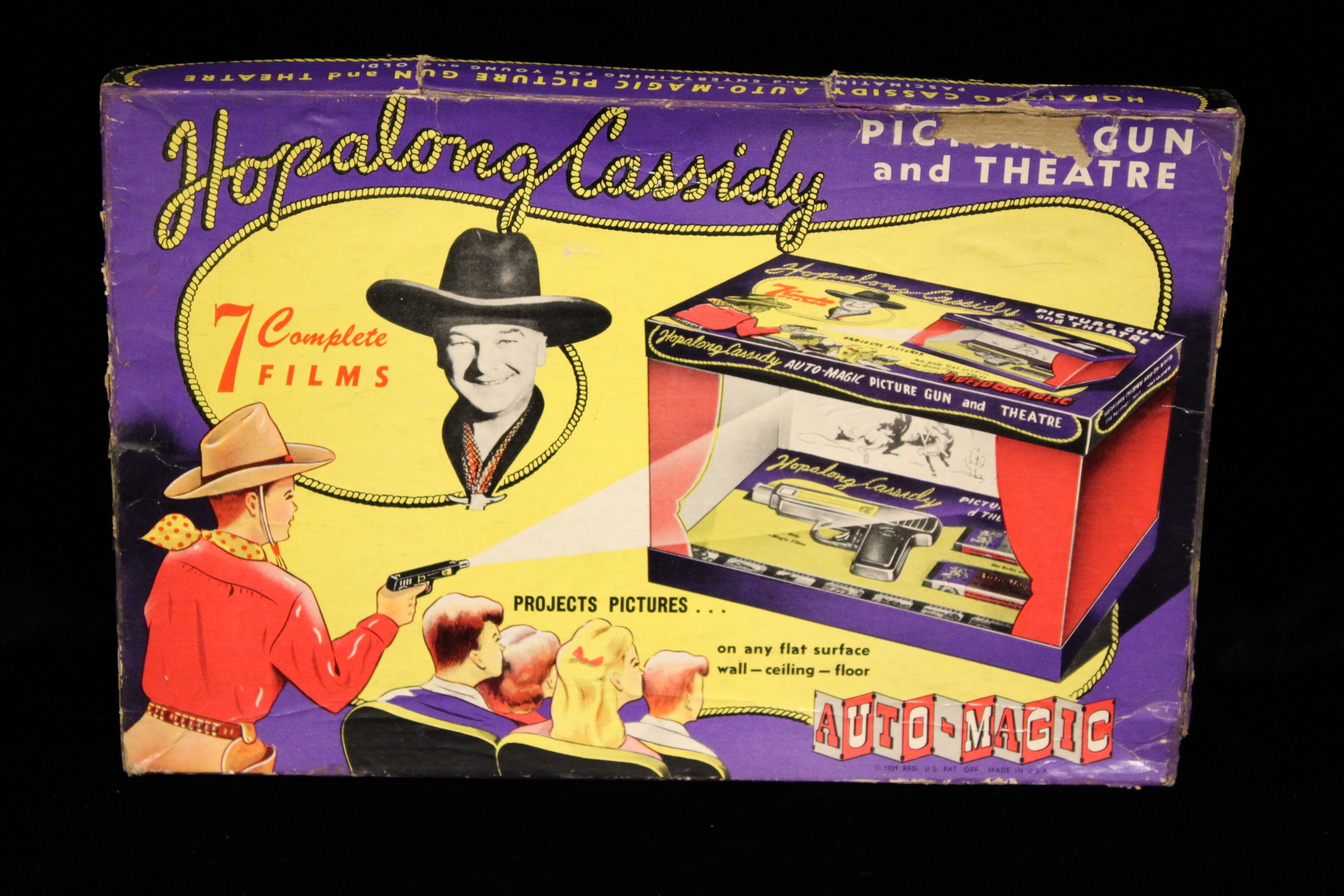 Hopalong Cassidy Picture Gun & Theatre | Sold Details | Four Color