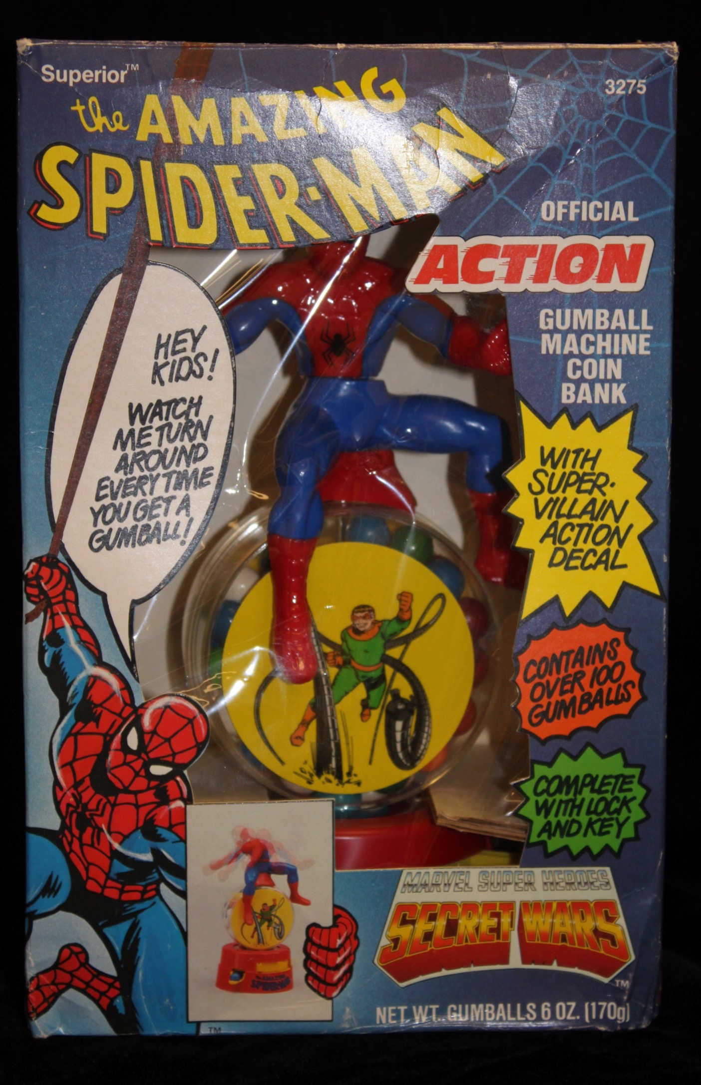Amazing Spider-man Gumball Bank - Primary