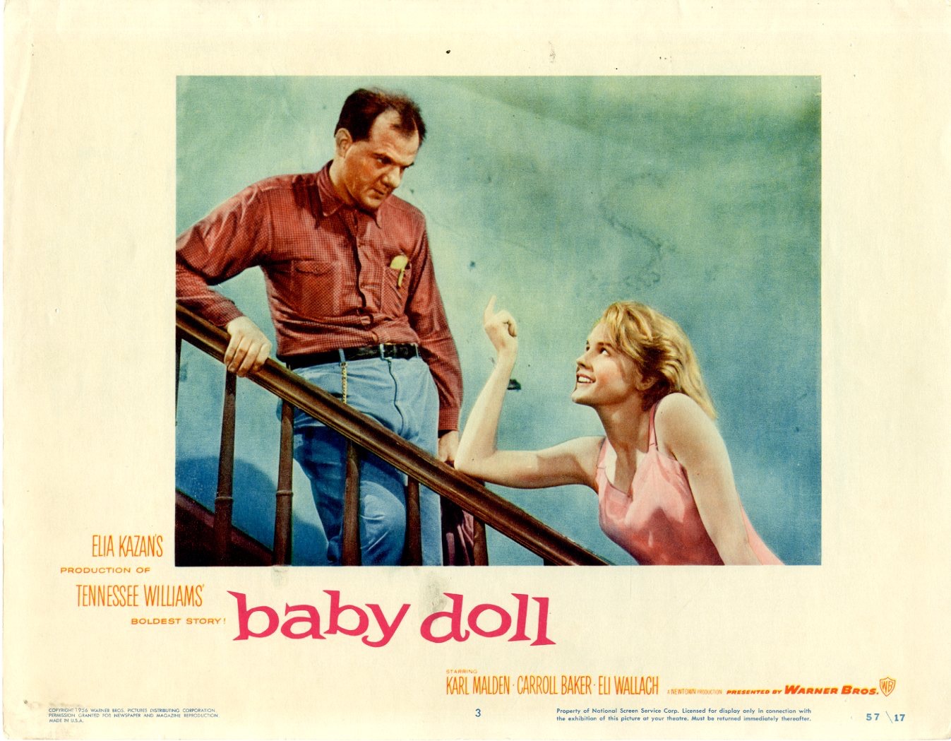 Baby Doll    1957  8 Lobby Card Set - 6801