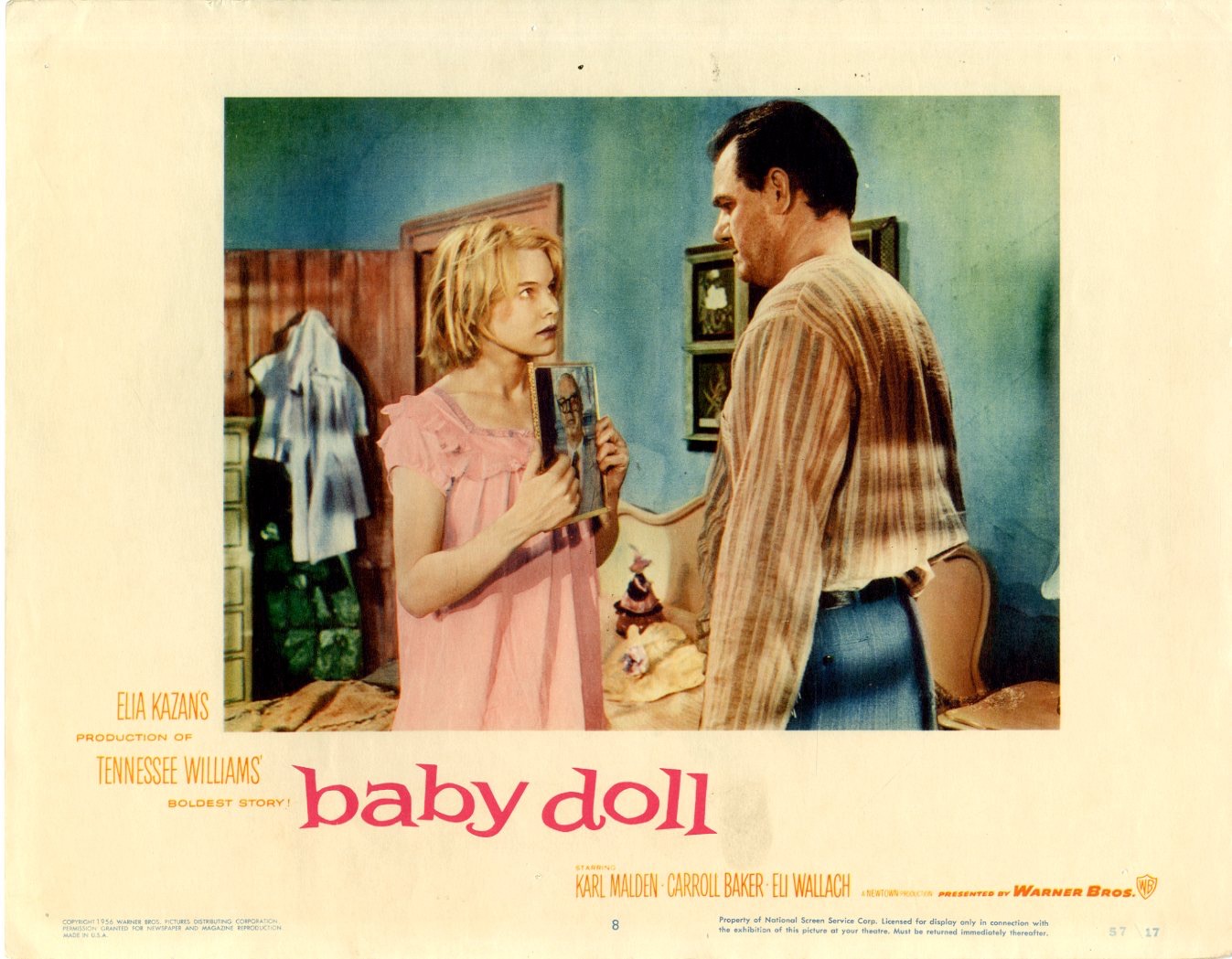 Baby Doll    1957  8 Lobby Card Set - 6806