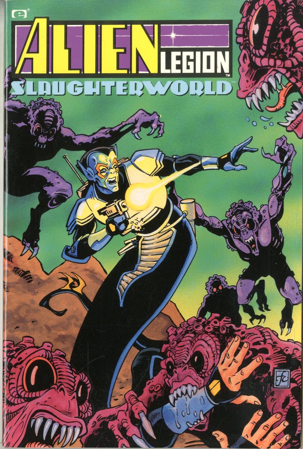 Alien Legion Slaughterworld   Soft Cover - Primary