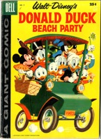 Donald Duck Beach Party- Dell Giant - Primary