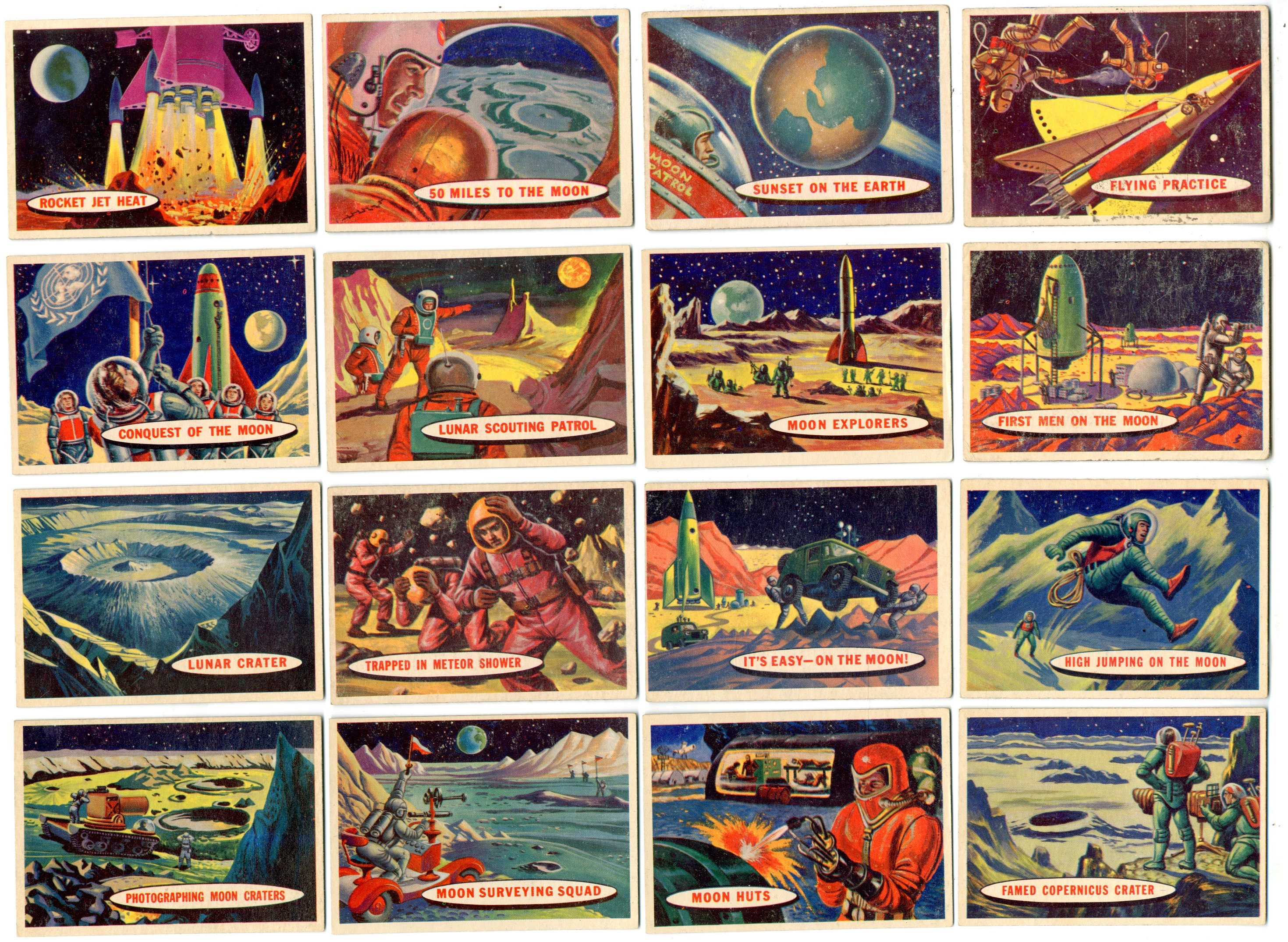 Topps Outer Space Trading Cards - 15918