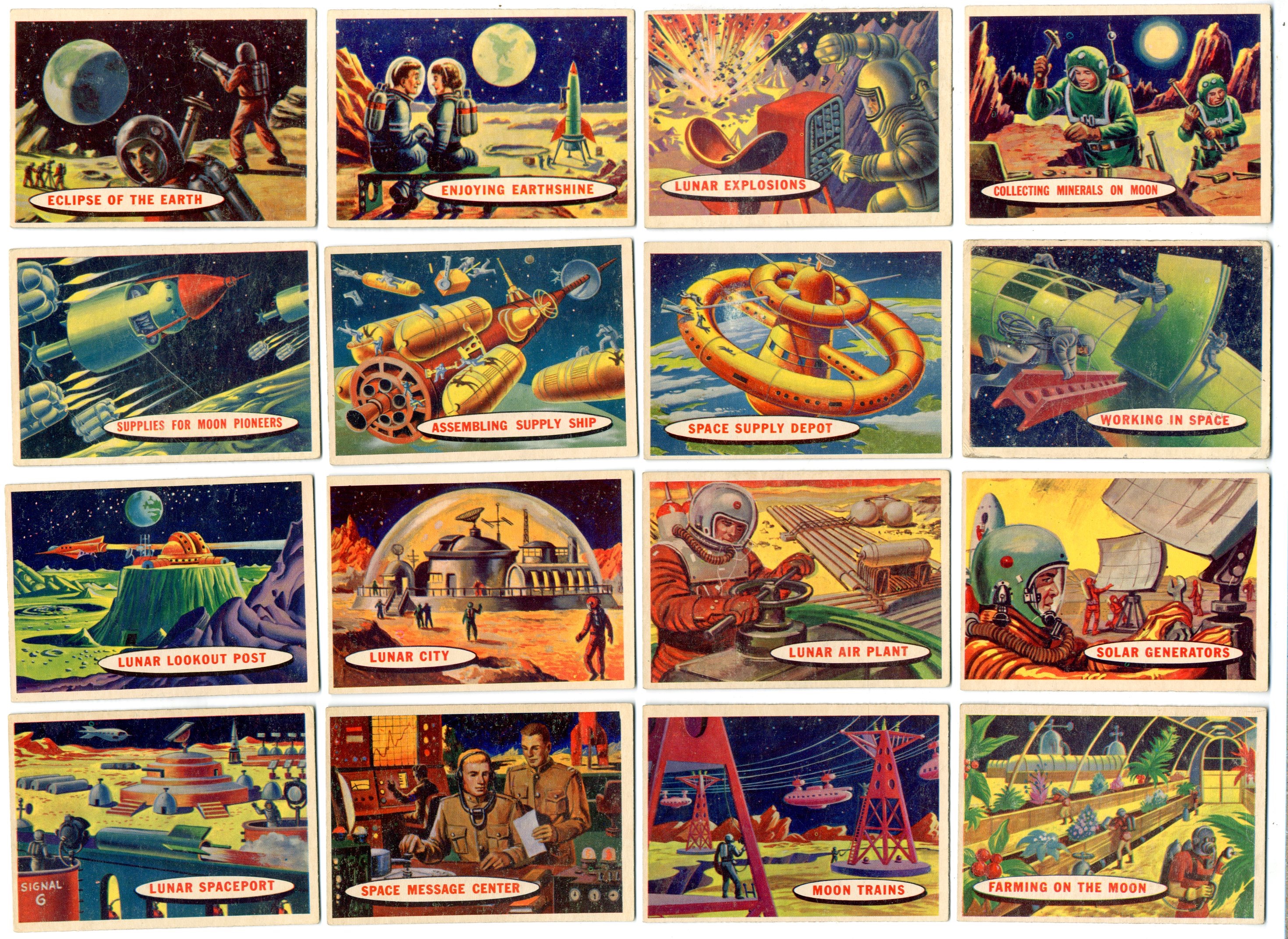 Topps Outer Space Trading Cards - 15919