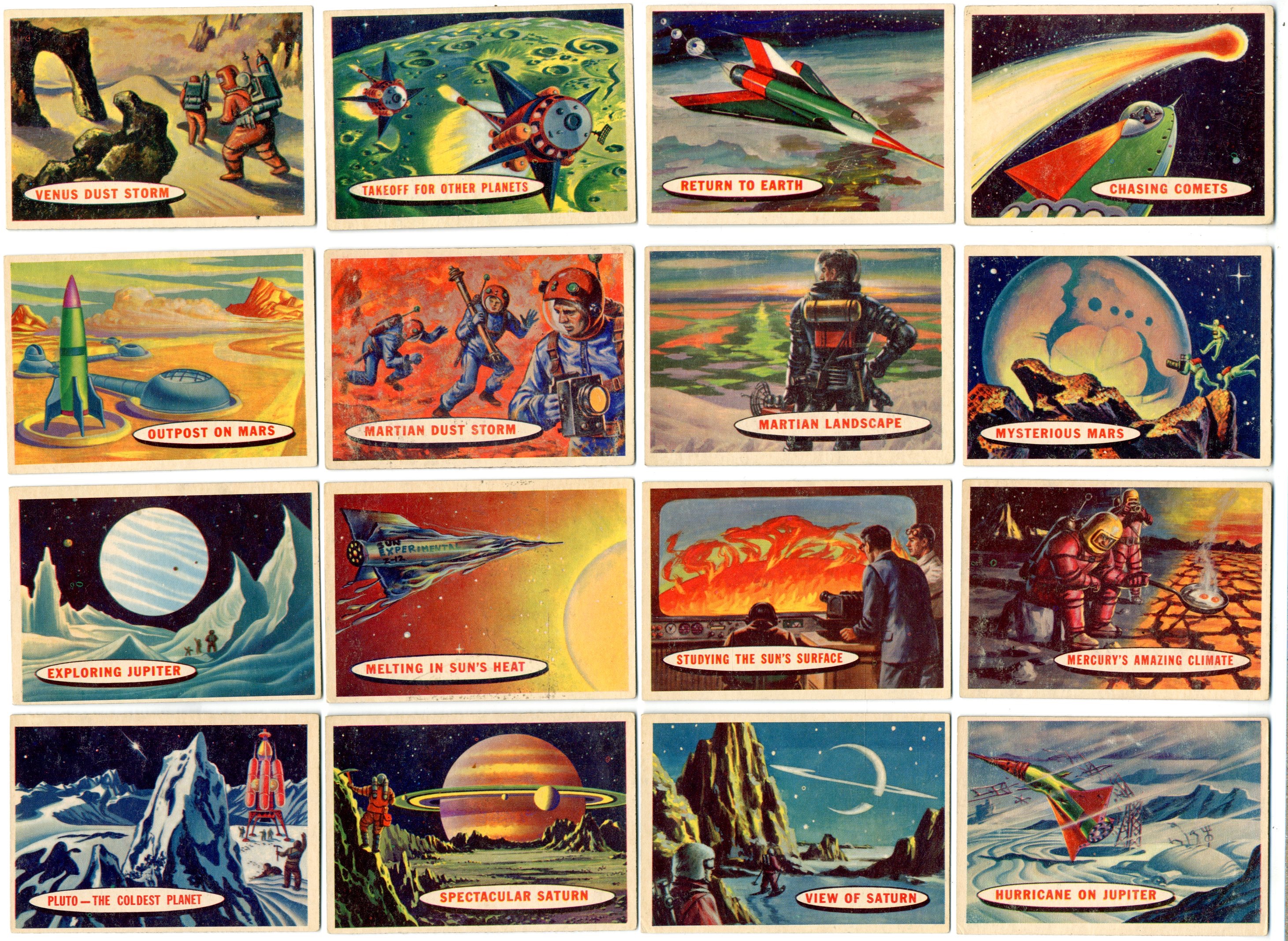 Topps Outer Space Trading Cards - 15920