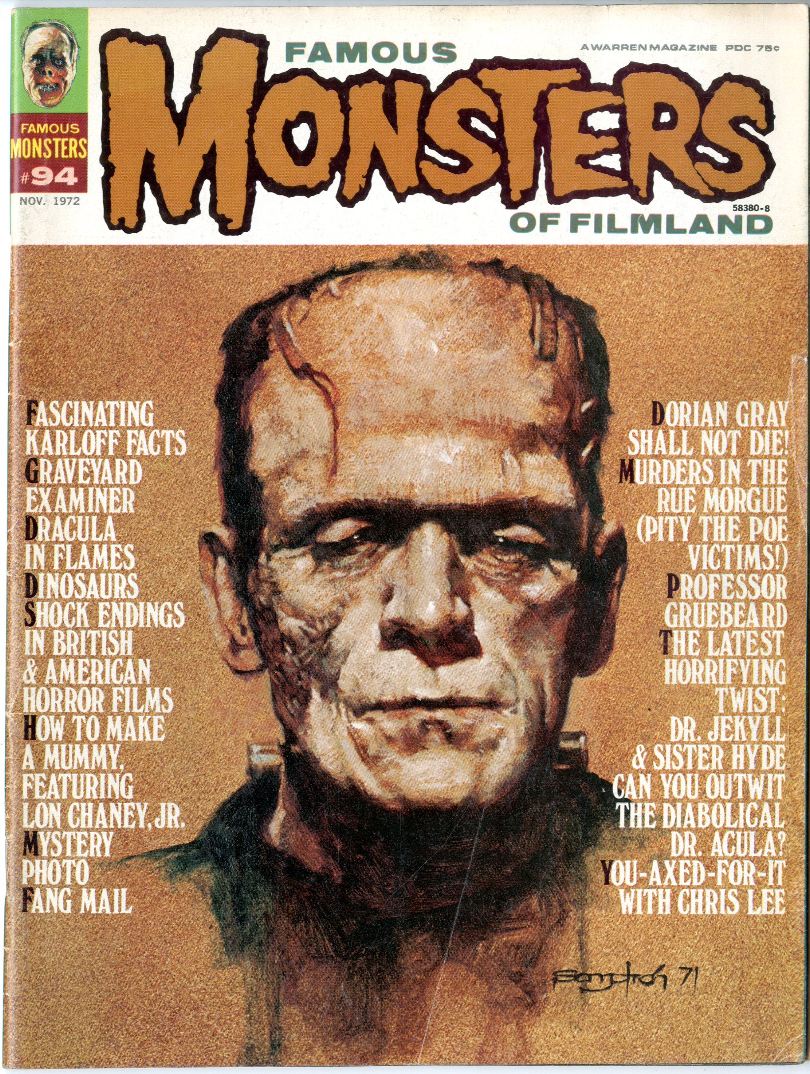 Famous Monsters of Filmland / Issue #94 | Sold Details | Four Color Comics