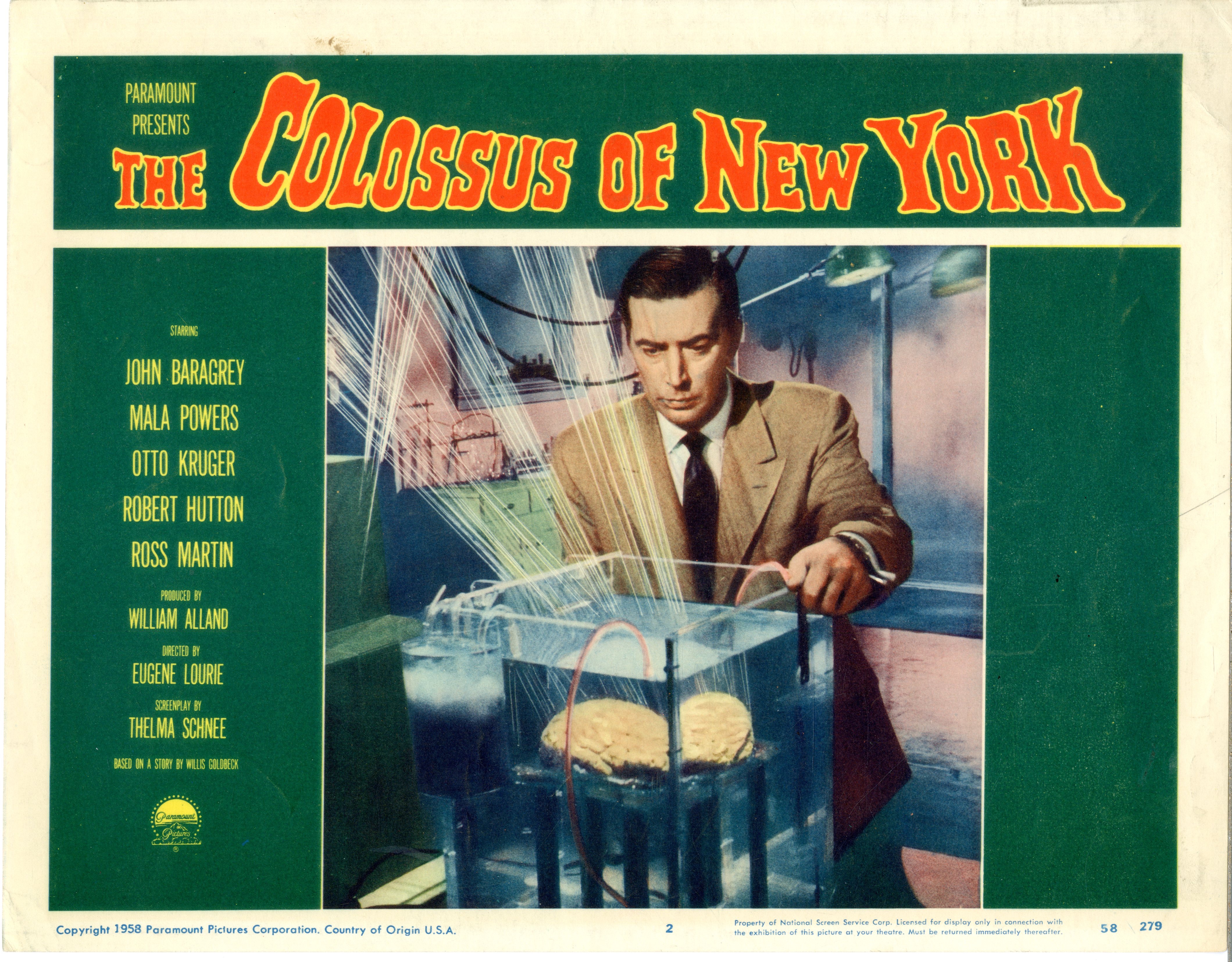 Colossus Of New York 1958 - Primary