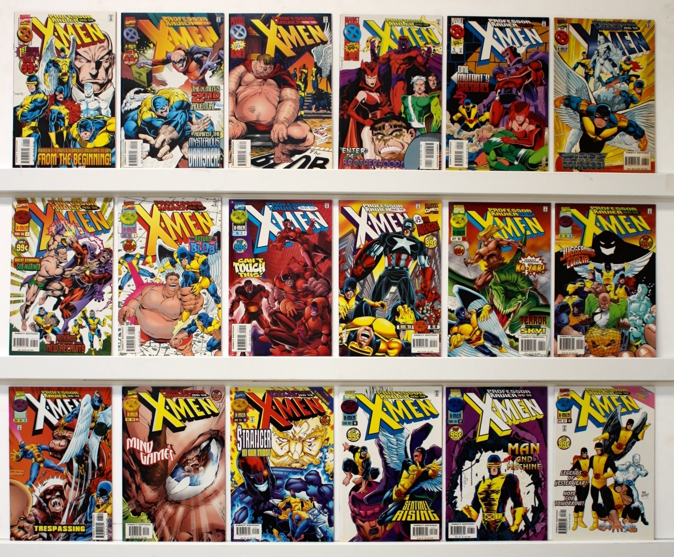 Professor Xavier &amp; The X-men  
 Lot Of 18 Comics - Primary