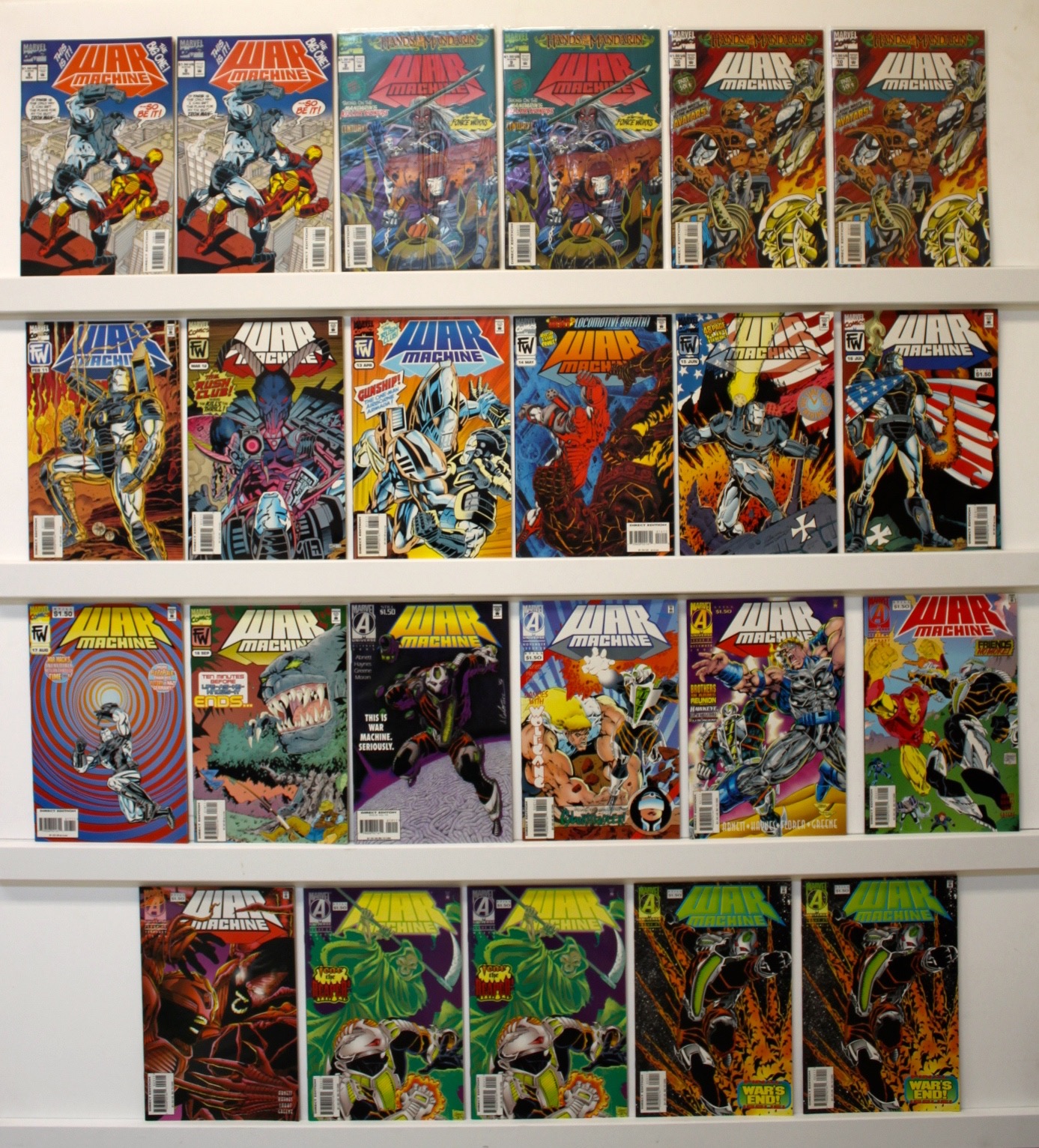 War Machine Lot Of 47 Books Sold Details Four Color Comics