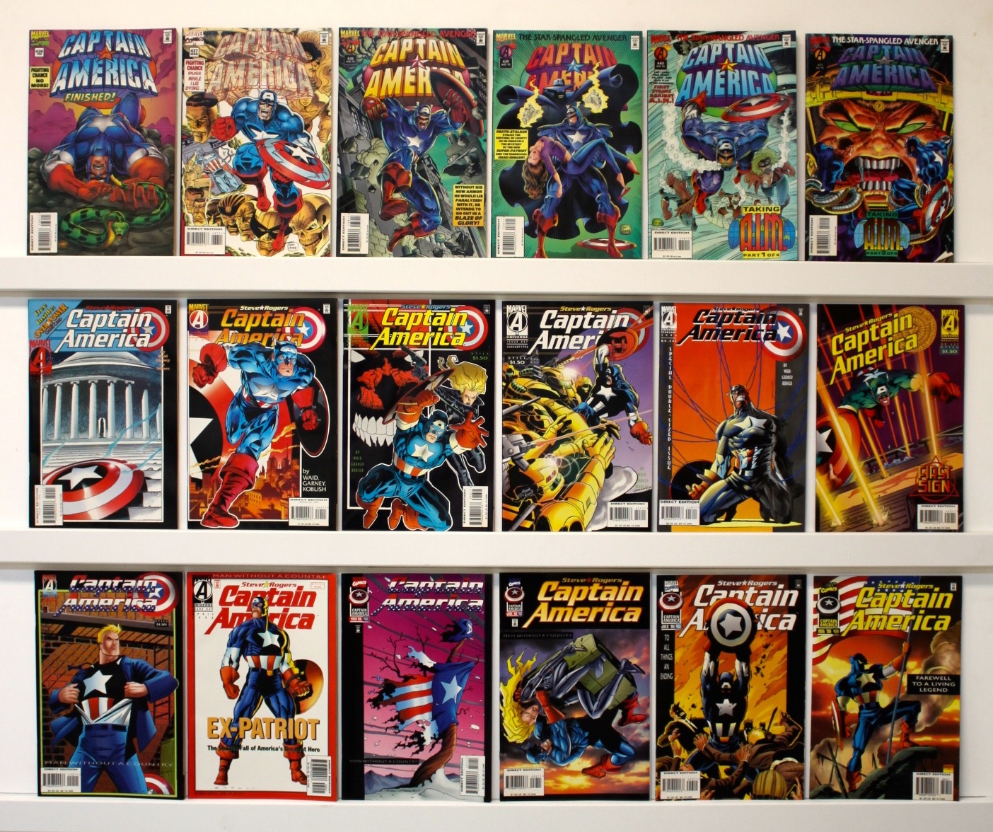 Captain America Vol 1   Lot Of 42 Books - 17943