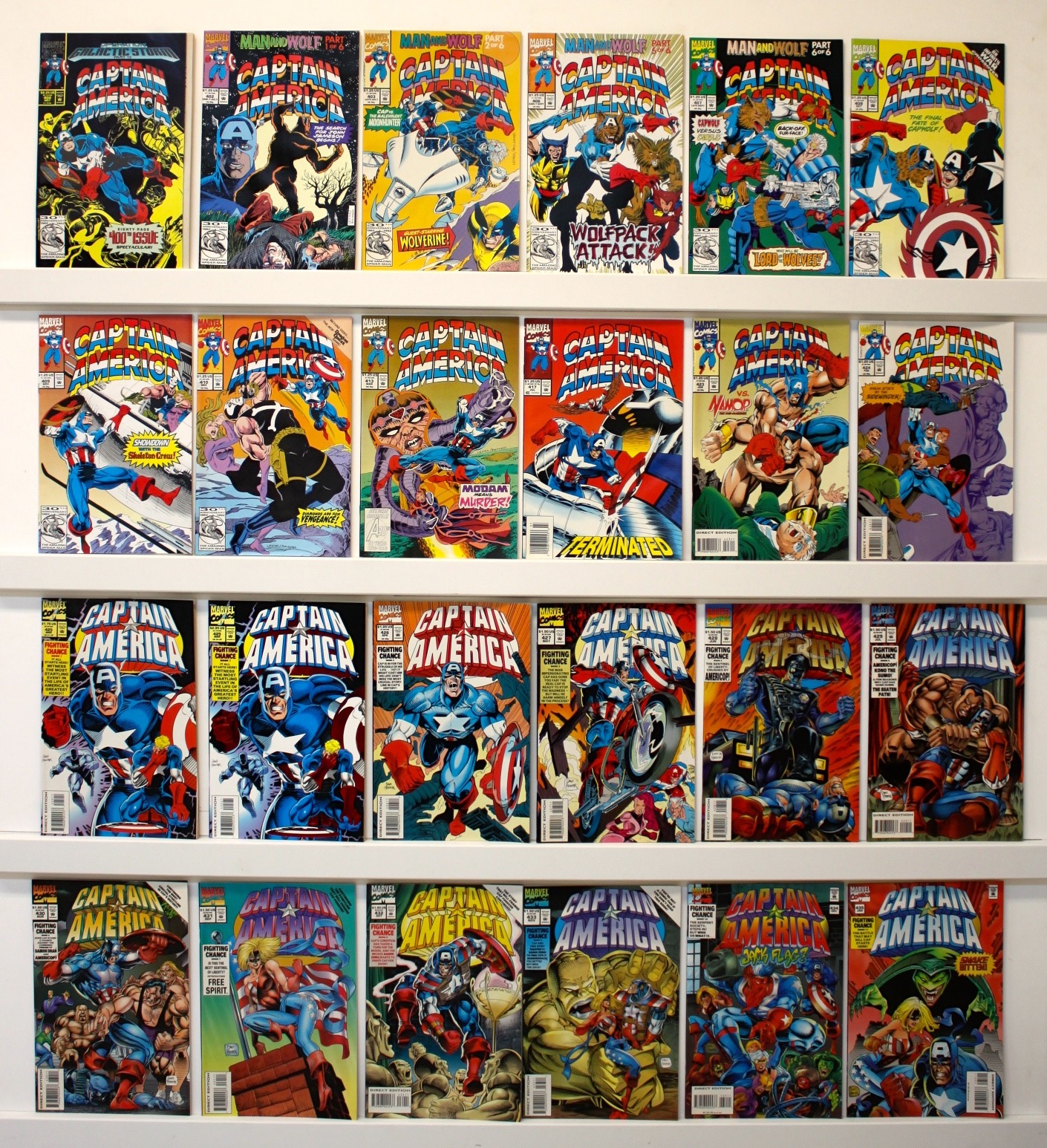 Captain America Vol 1   Lot Of 42 Books - Primary
