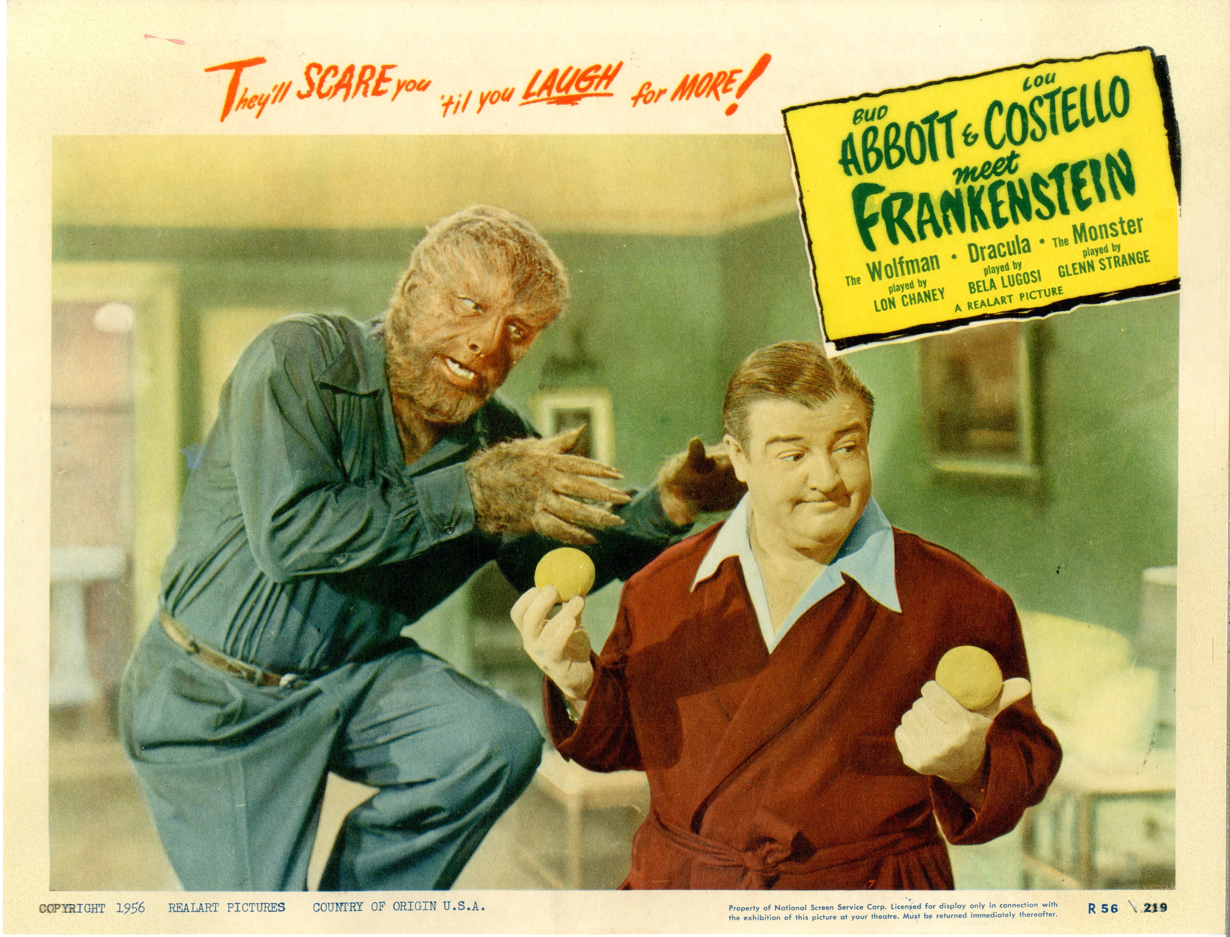 Abbott &amp; Costello Meet Frankenstein  R 1956 - Primary