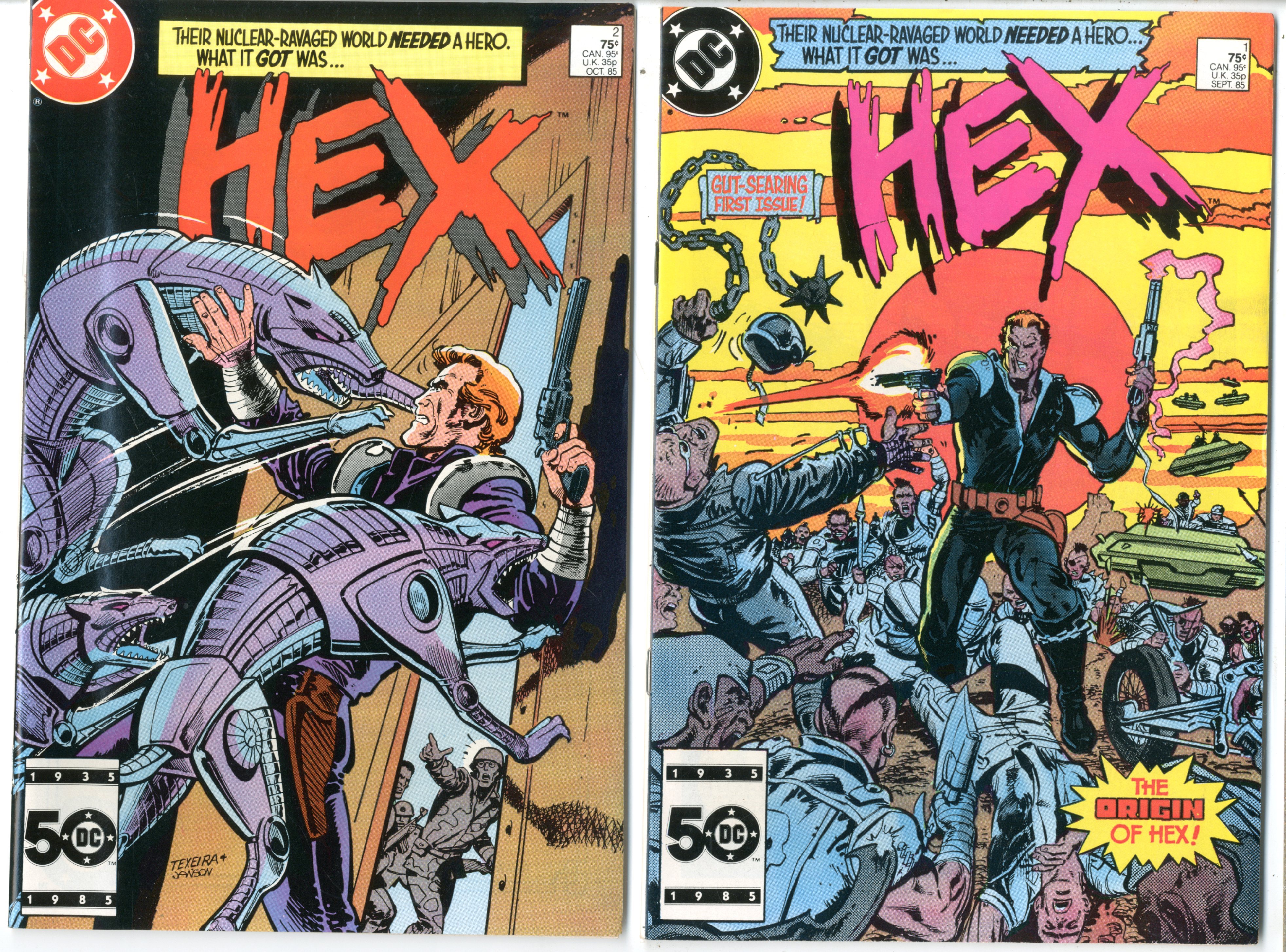 Hex             Lot Of 18 Comics - 19693