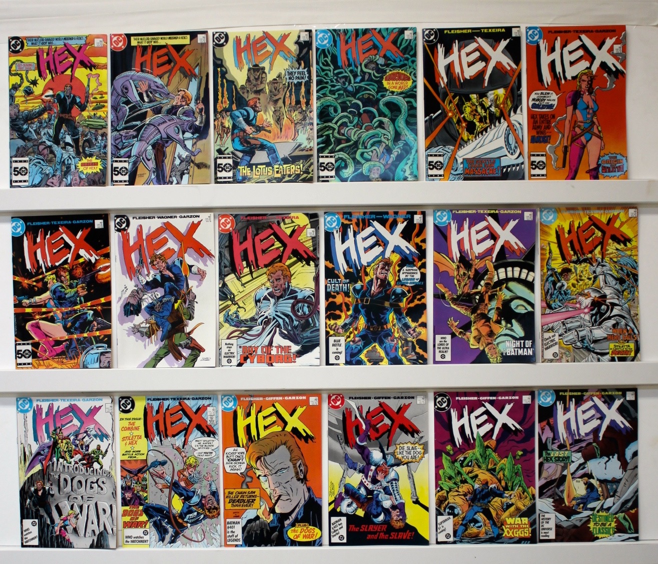 Hex             Lot Of 18 Comics - Primary