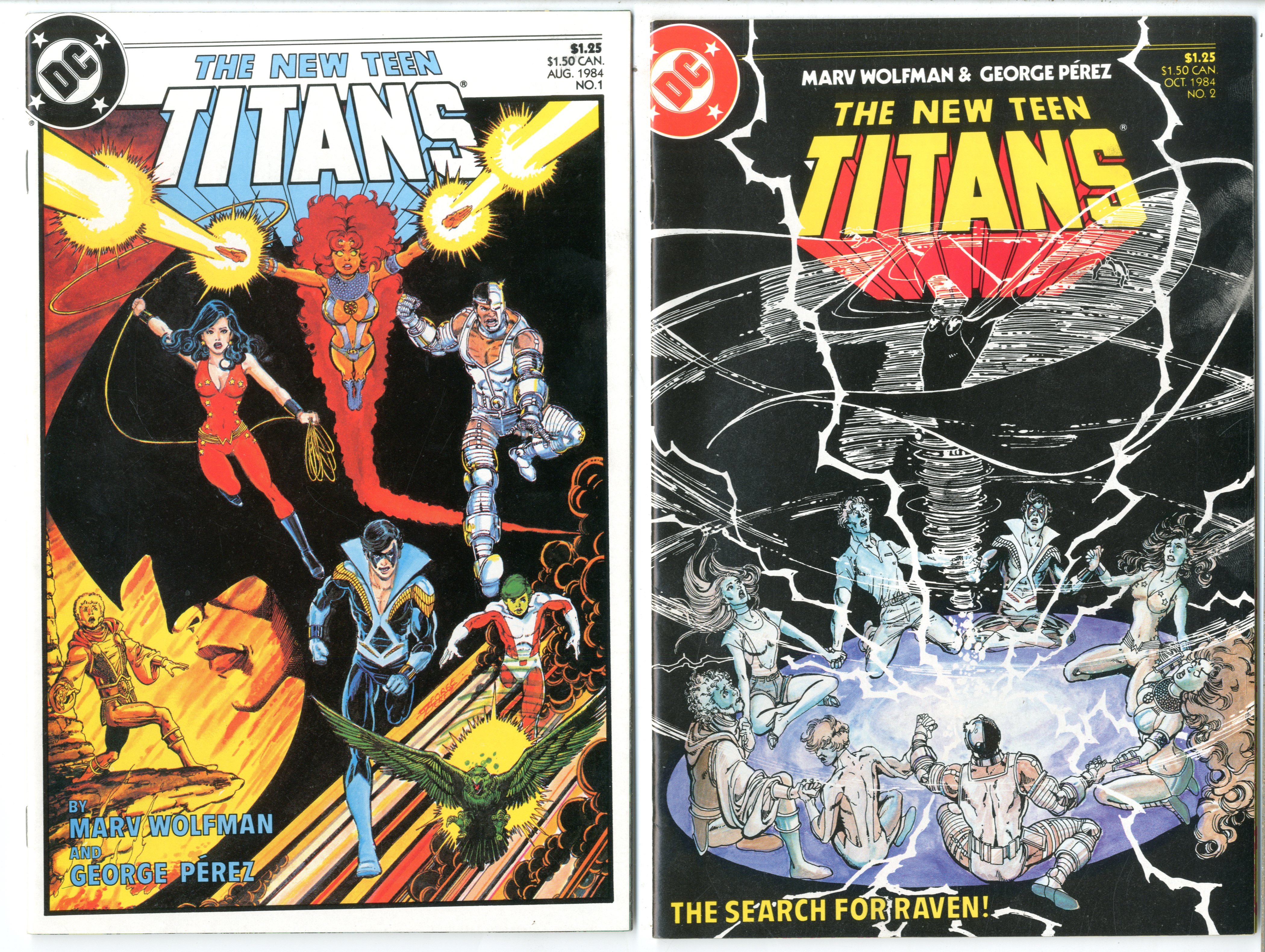 New Teen Titans       Lot Of 34 Comics - 19860