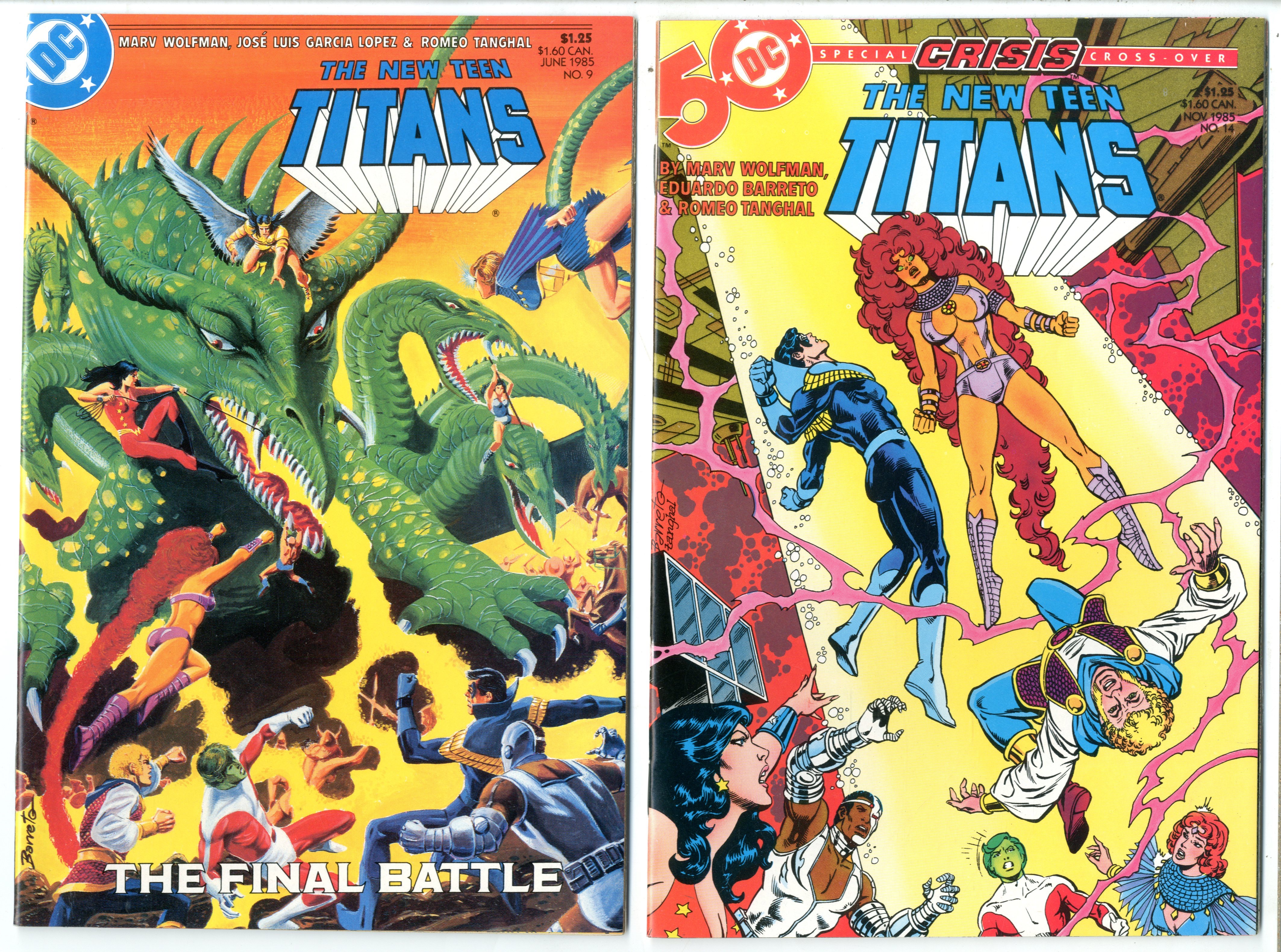 New Teen Titans       Lot Of 34 Comics - 19862
