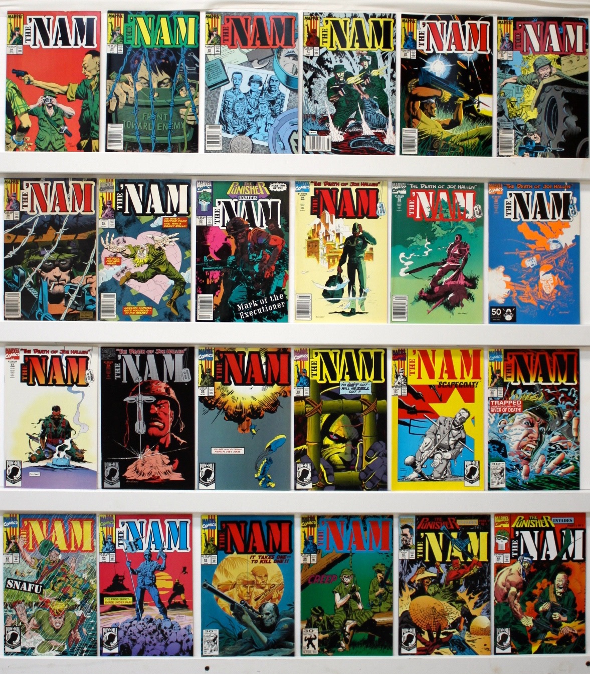 Nam      Lot Of 62 Comics - 19860