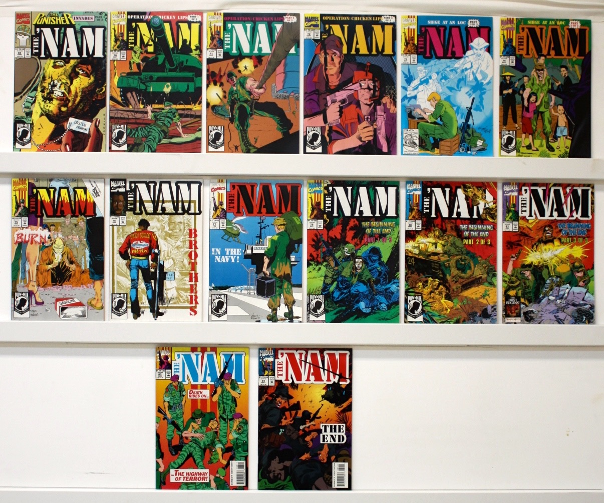Nam      Lot Of 62 Comics - 19861
