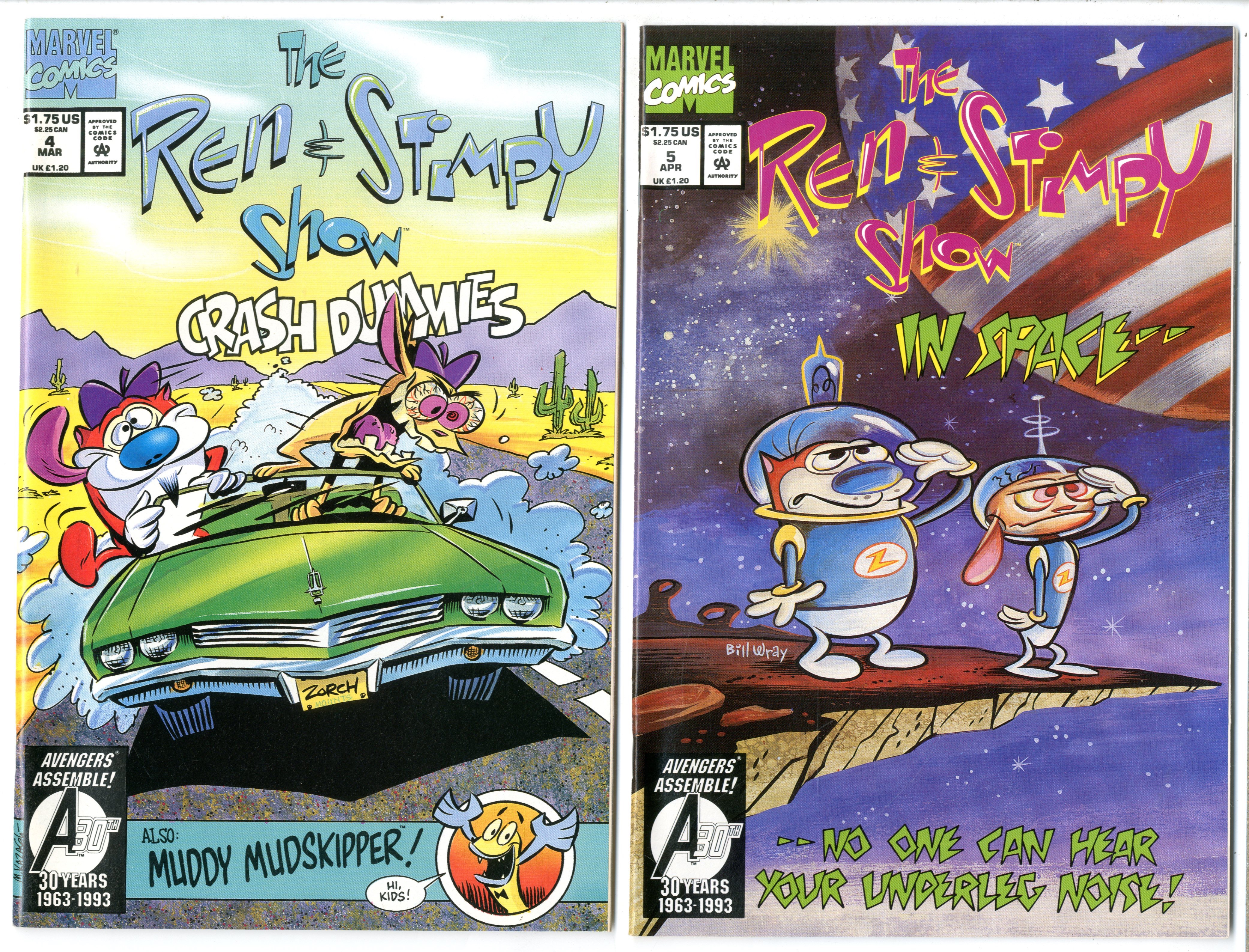 Ren &amp; Stimpy      Lot Of 17 Comics - 19928