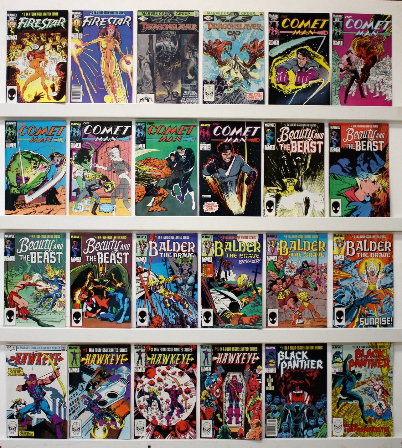 Marvel Limited &amp; Short Series  Lot Of 78 Comics - 21189