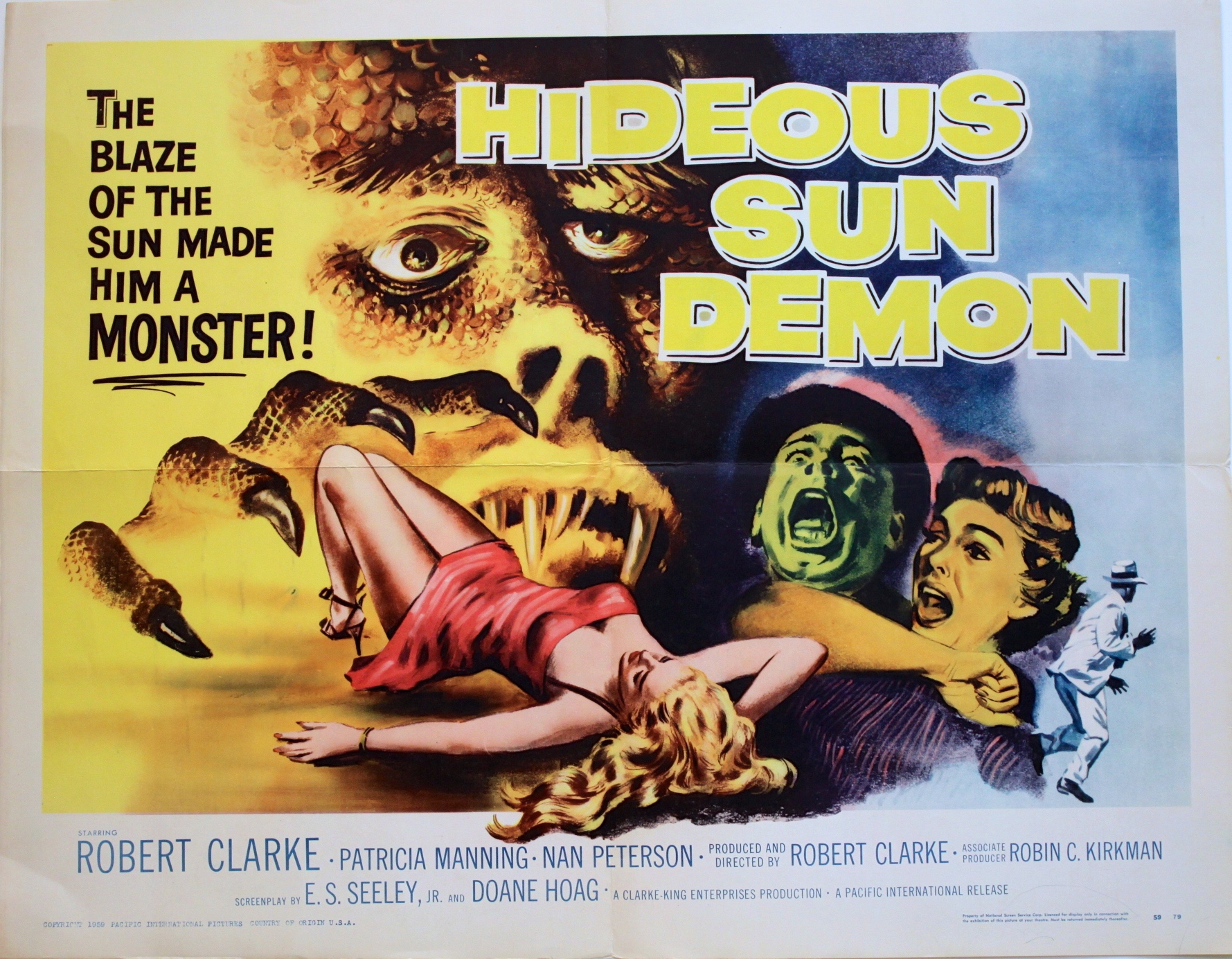 Hideous Sun Demon 1959 | Posters Details | Four Color Comics