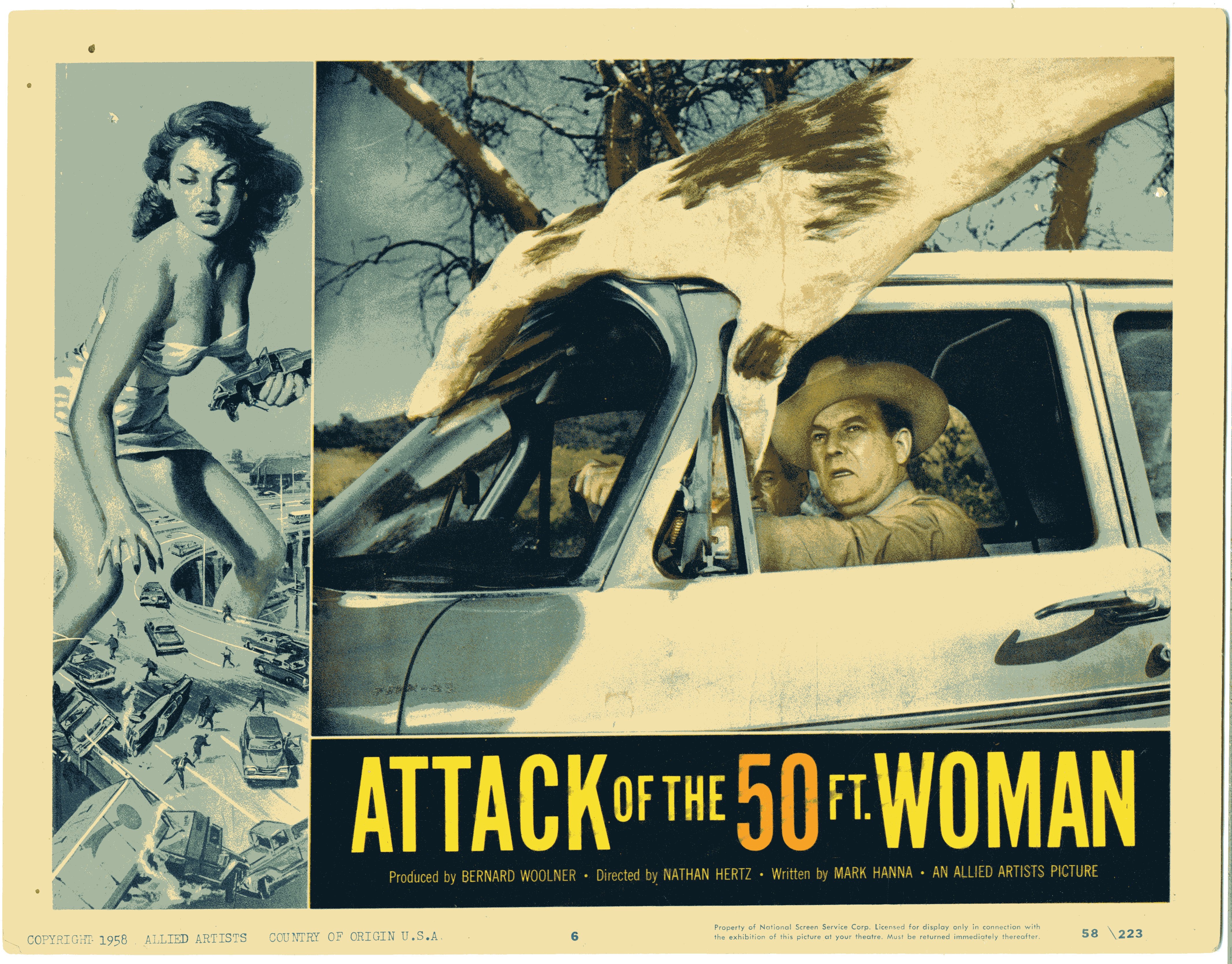 50 foot woman movie poster