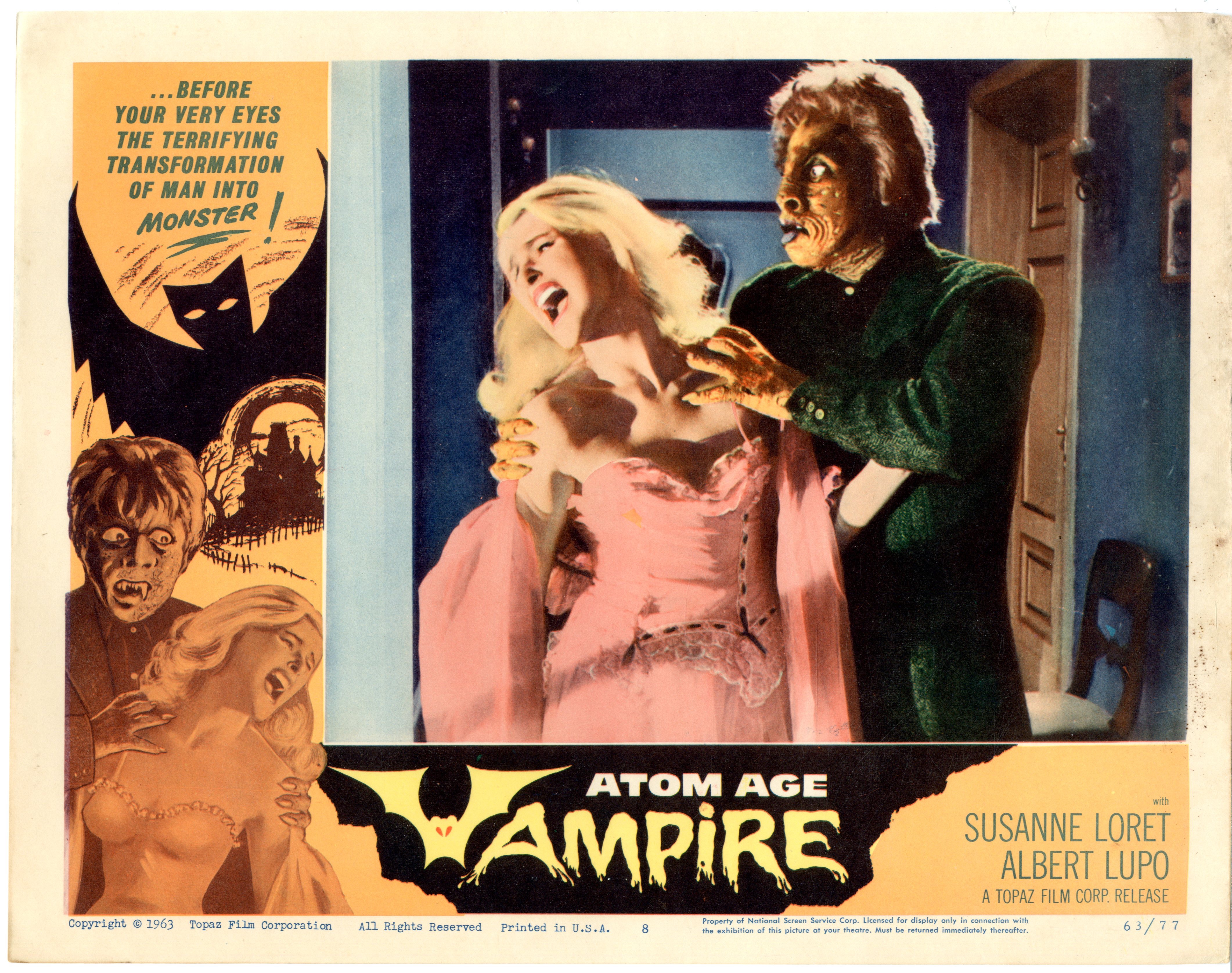 Atom Age Vampire   1963 - 22001